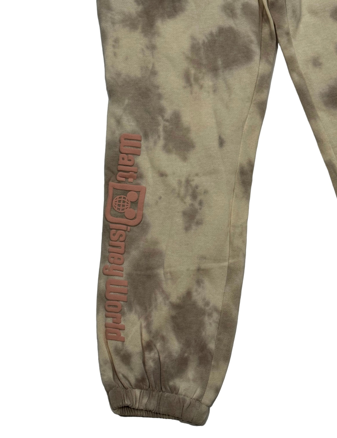 Walt Disney World Tie Dye Jogger Sweatpants-Grey/Pink Medium