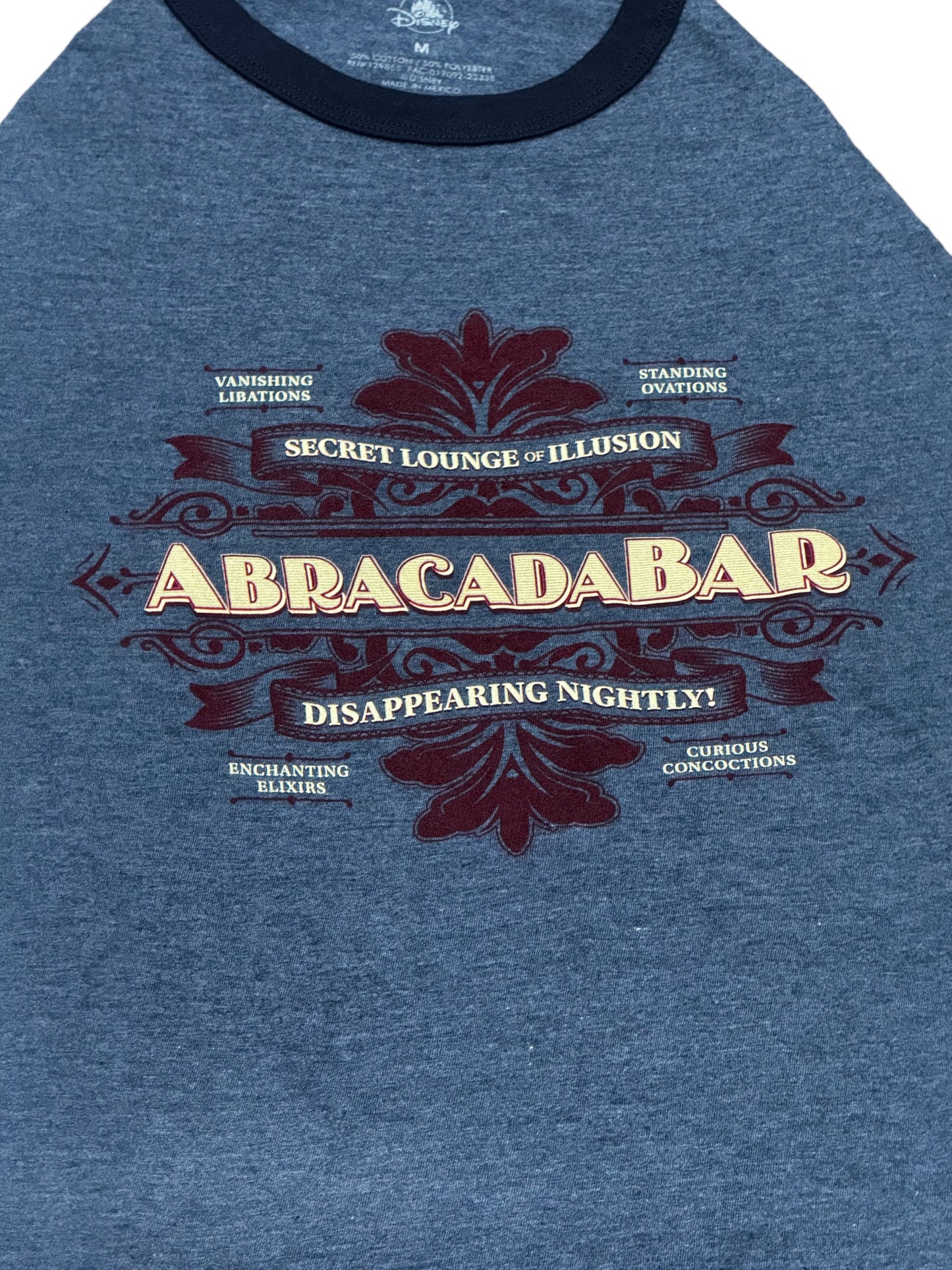 Disney Boardwalk AbracadaBar Raglan Shirt Large