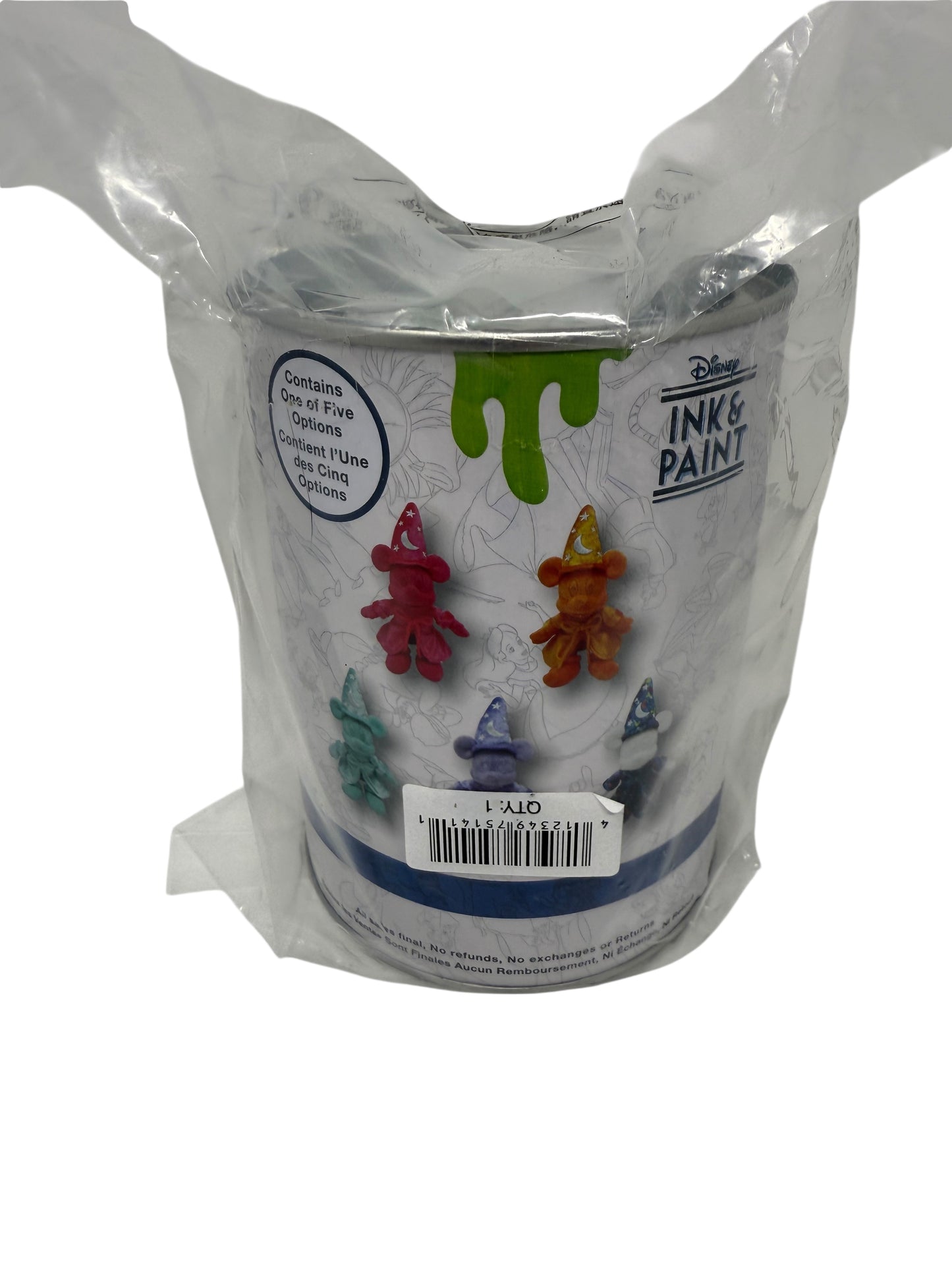 Disney Ink and Paint Sorcerer Mickey Mystery Plush Paint Can Series 2
