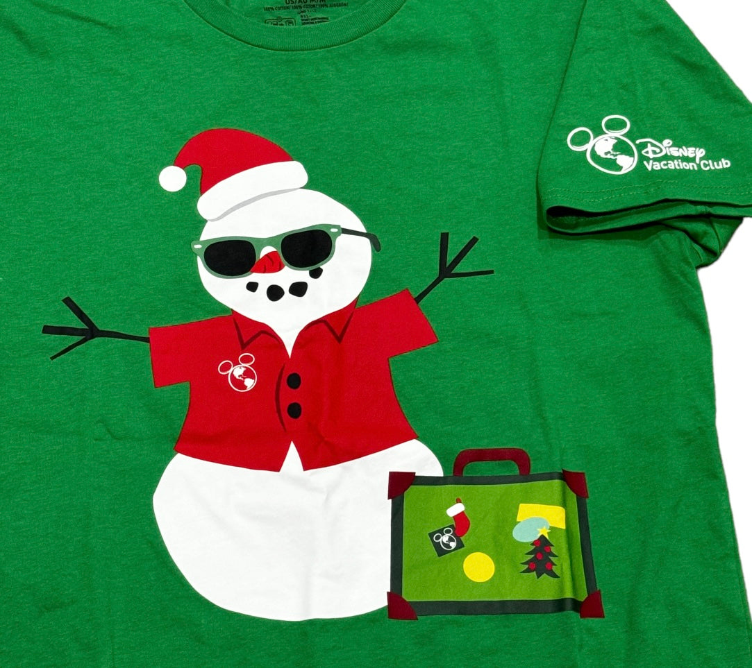 Disney Vacation Club Holiday Snowman Shirt-medium