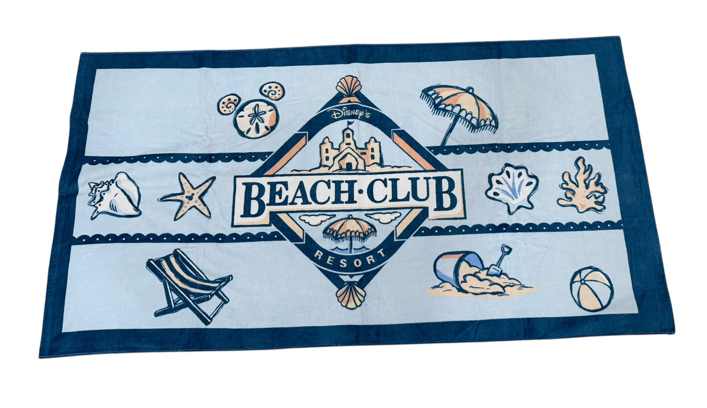 Disney Beach Club Resort Mickey Sandcastle Towel