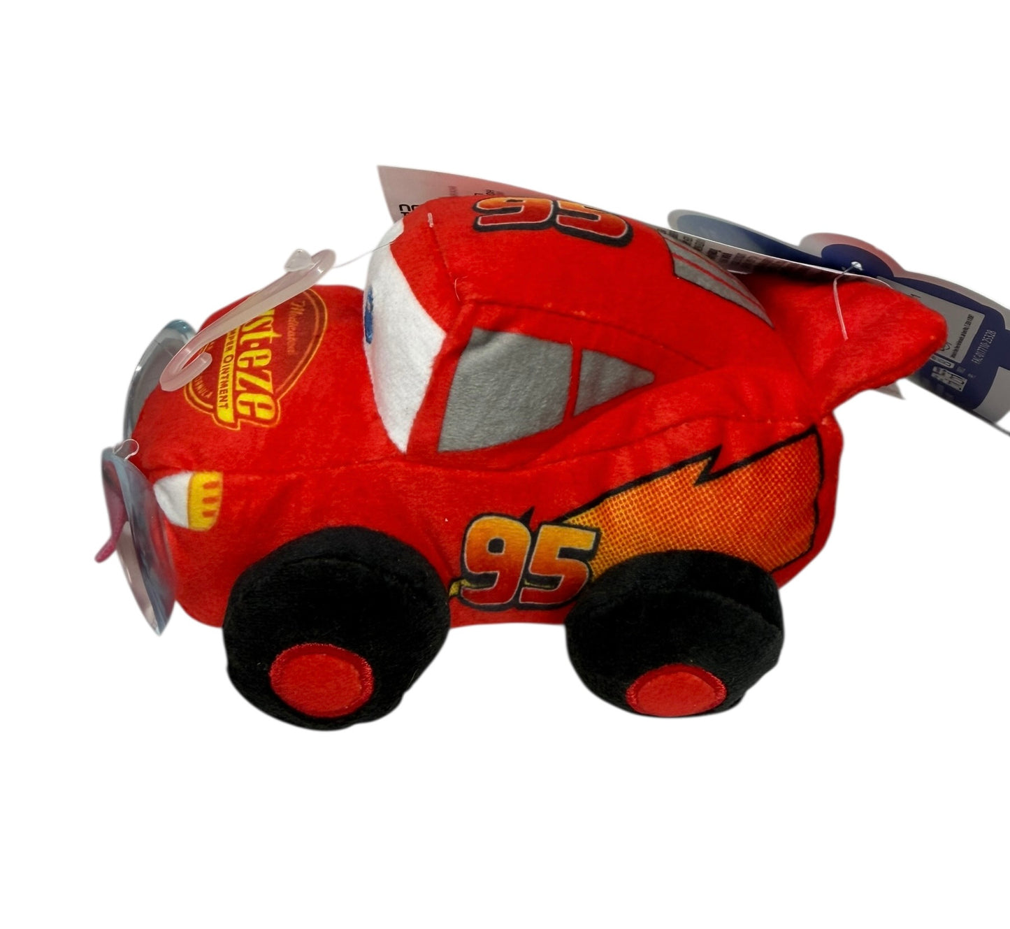 Disney Pixar Cars Lightening McQueen Plush Suction Cup Glass