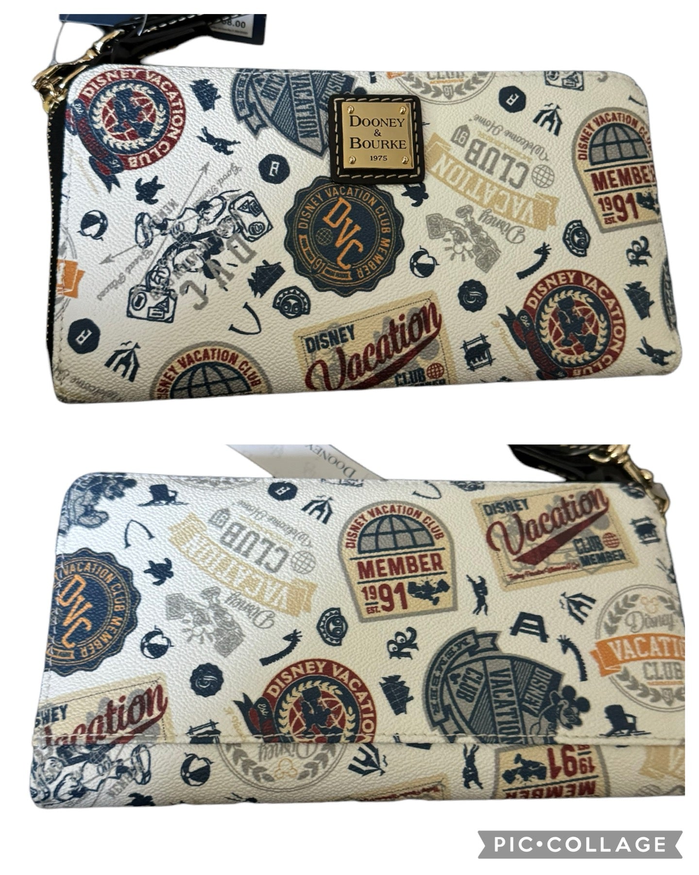 Disney Vacation Club DVC Dooney & Bourke Wallet Wristlet