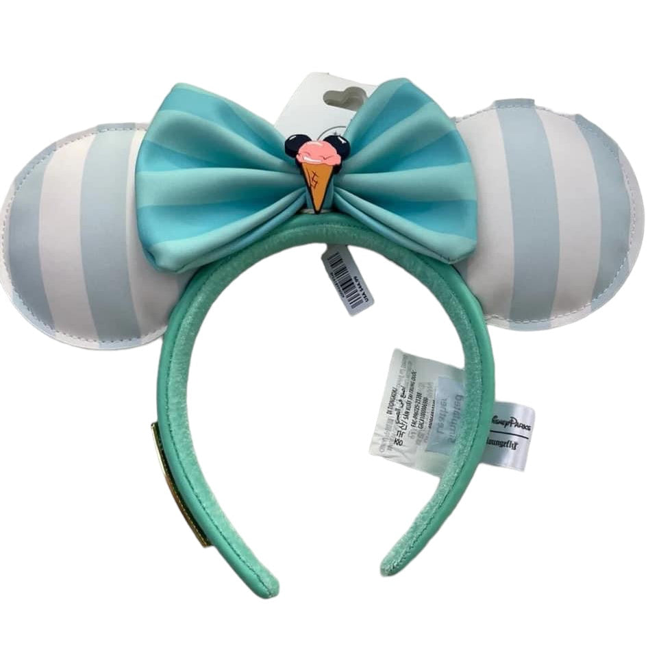 Disney Beach Club Resort Minnie Ears Loungefly Headband