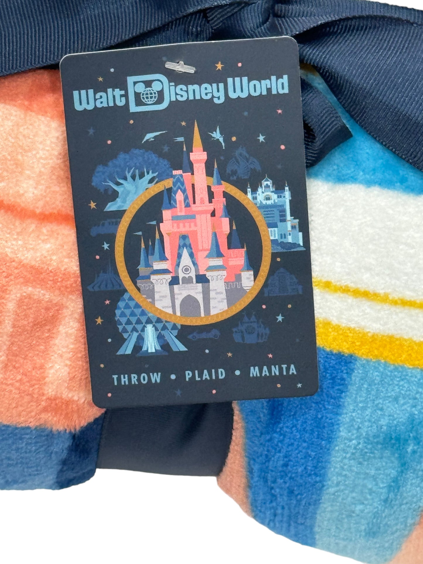 Walt Disney World 4 Parks Castle Throw Blanket