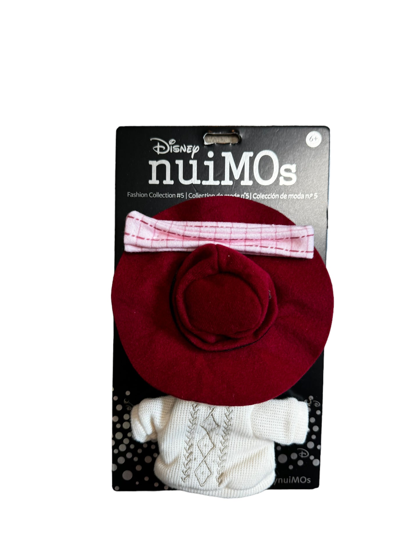 Disney NuiMOS Outfit-White Sweater Red Hat