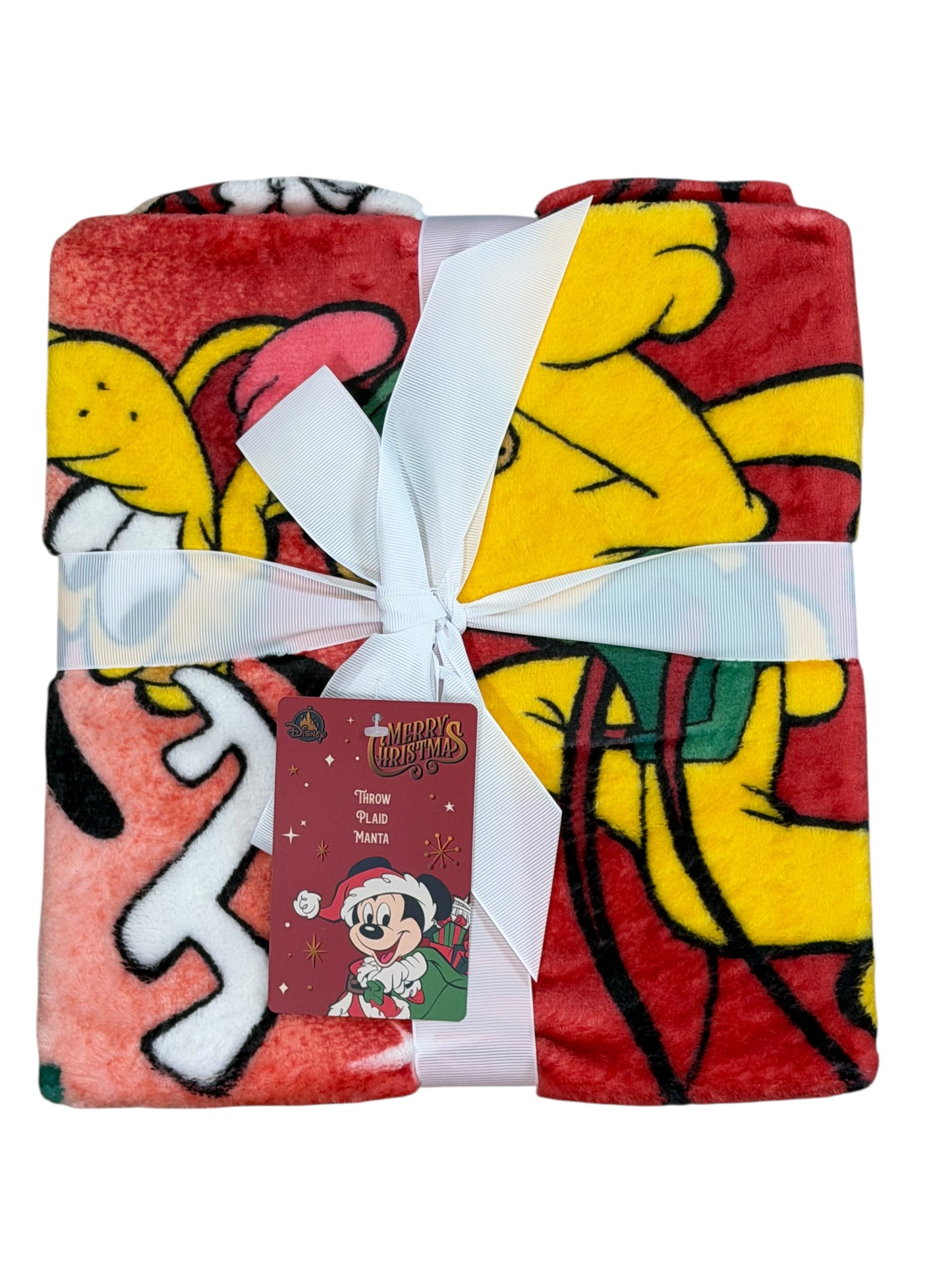 Walt Disney World Magical Place Throw Blanket Holiday Christmas