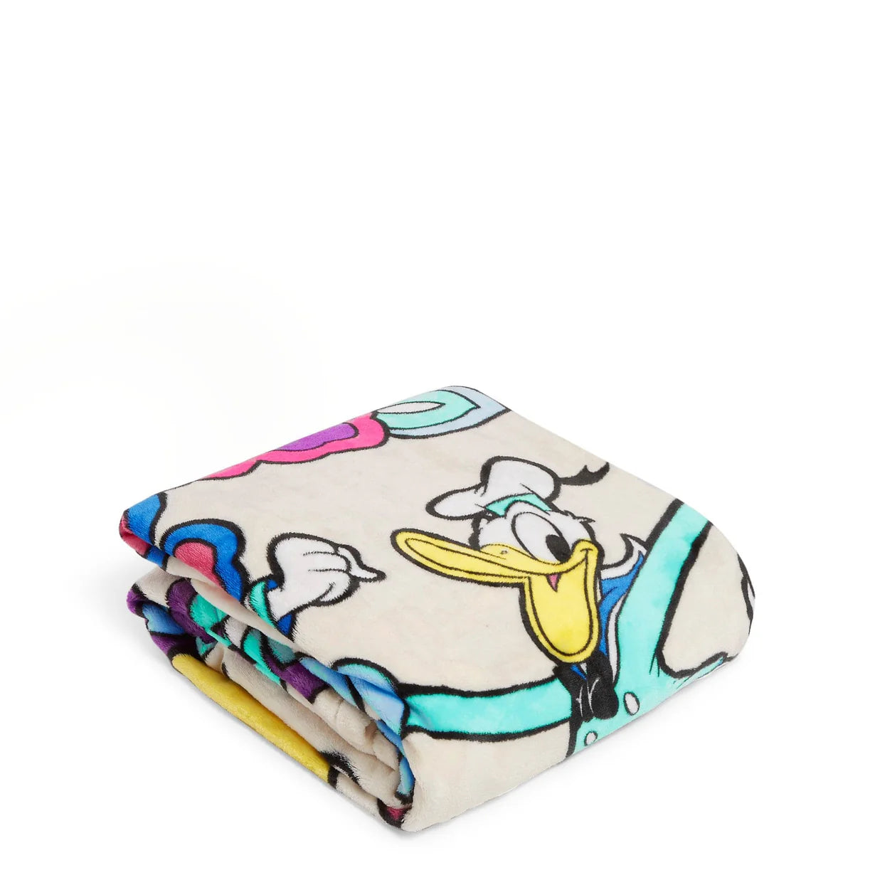 Disney x Vera Bradley Sensational Mickey Ditsy Plush Throw Blanket Donald and Daisy