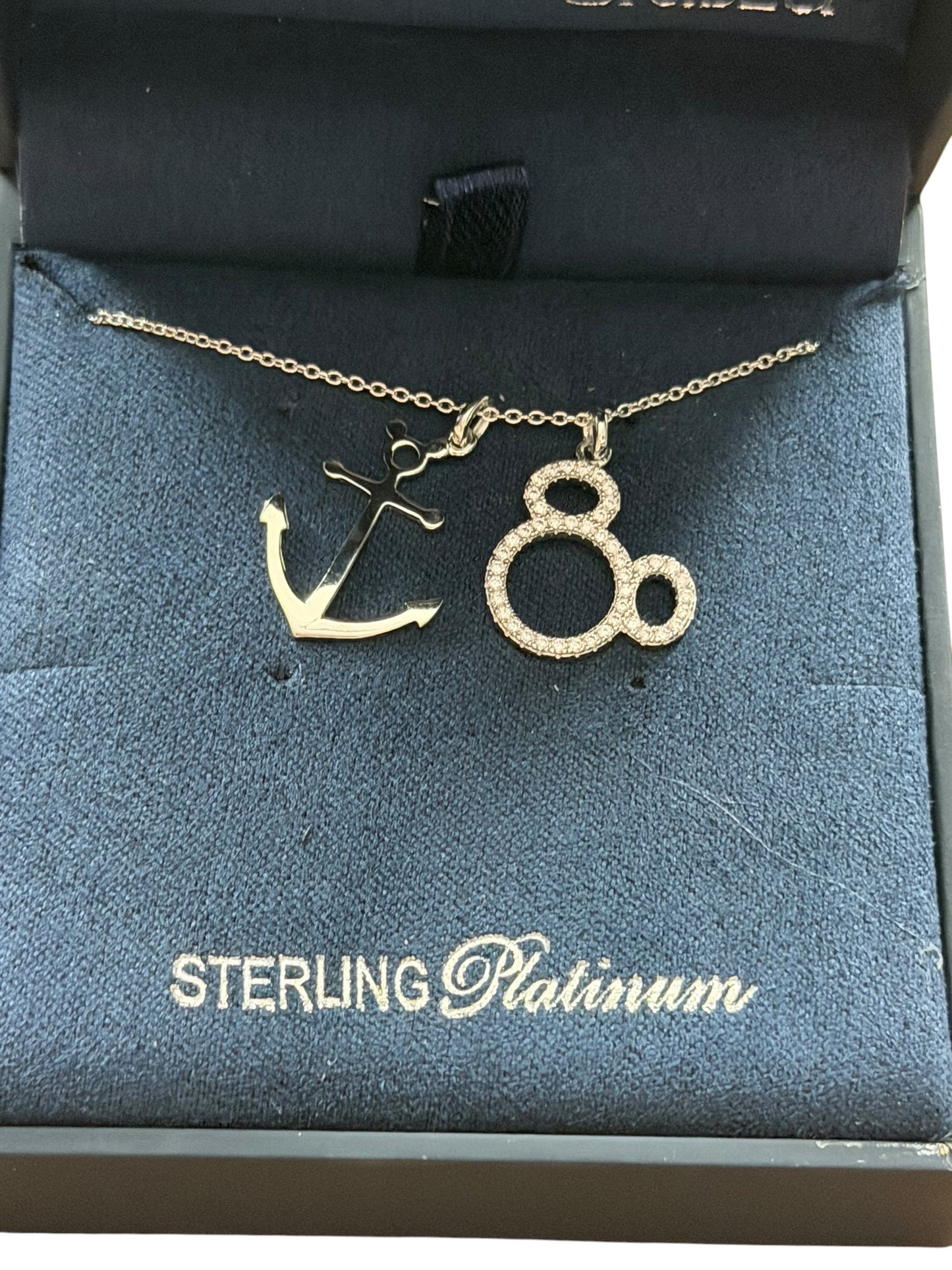 Disney Cruise Line Mickey Anchor Necklace Crislu DCL
