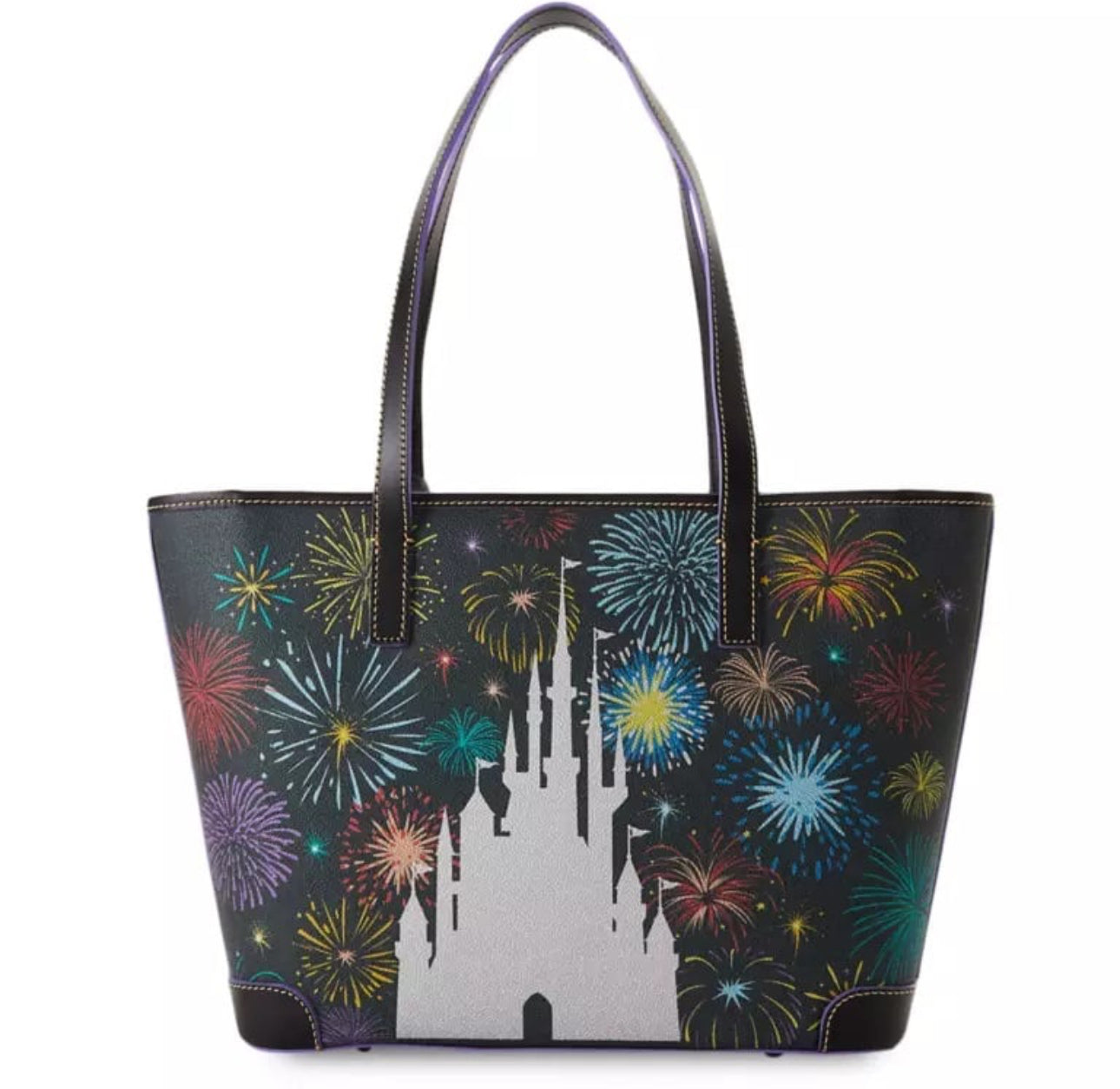 Disney Partners Castle Dooney & Bourke Tote Bag Purse-Walt & Mickey