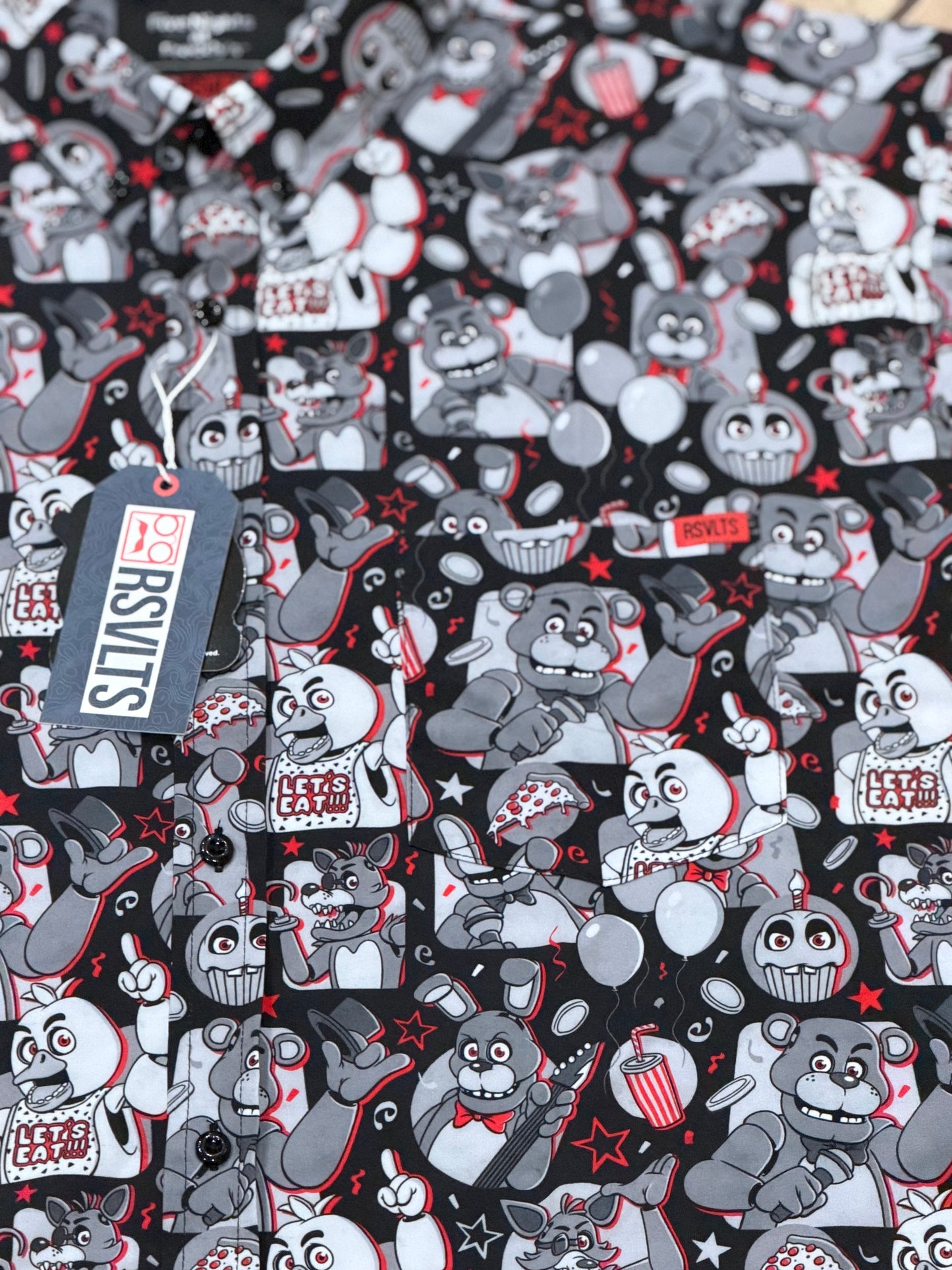 Universal Studios HHN Five Nights At Freddy’s RSVLTS Shirt