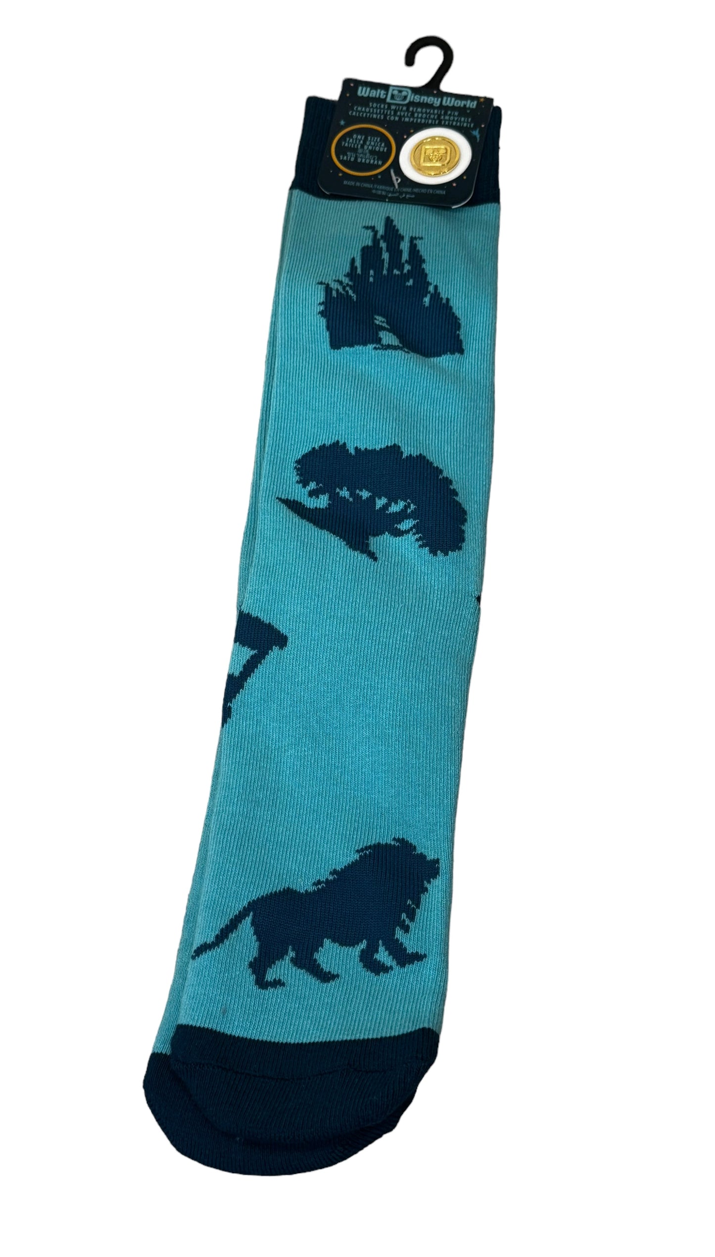 Walt Disney World Icon Adult Socks with Pin