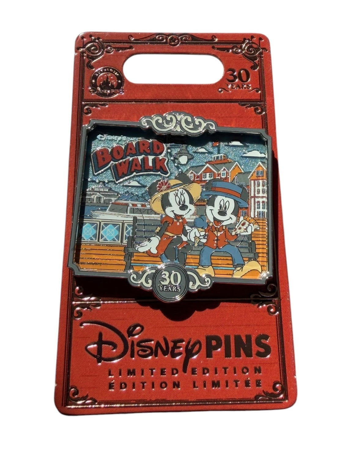 Disney BoardWalk Resort 30 Years Pin Mickey Minnie