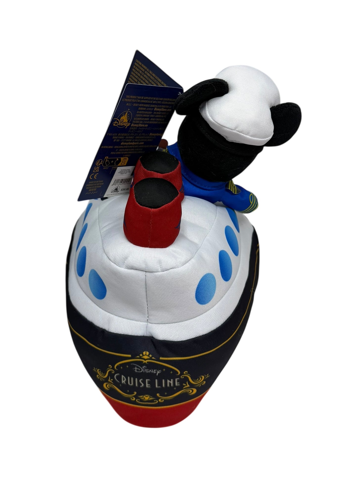 Disney Cruise Line Ship Plush with Captain Mickey