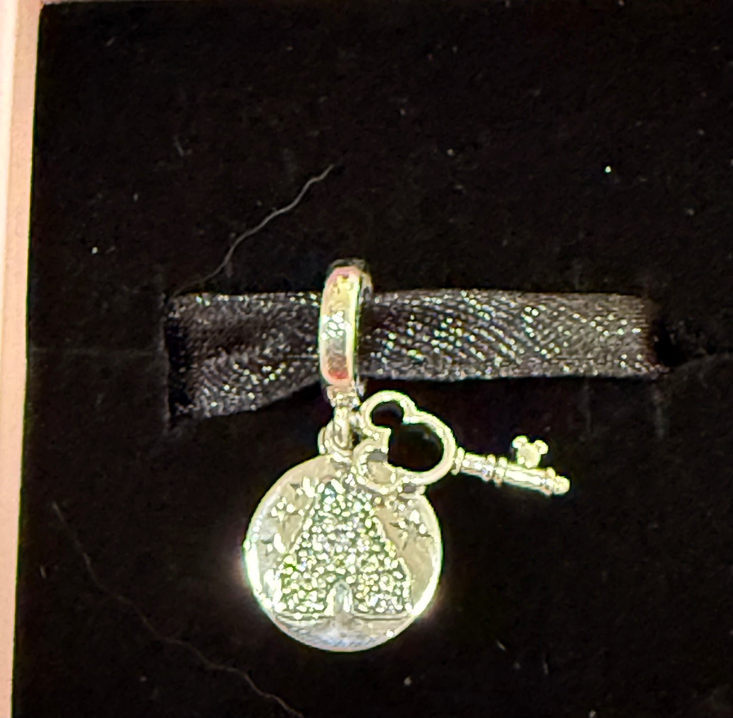 Disney Castle Mickey Key Pandora Charm