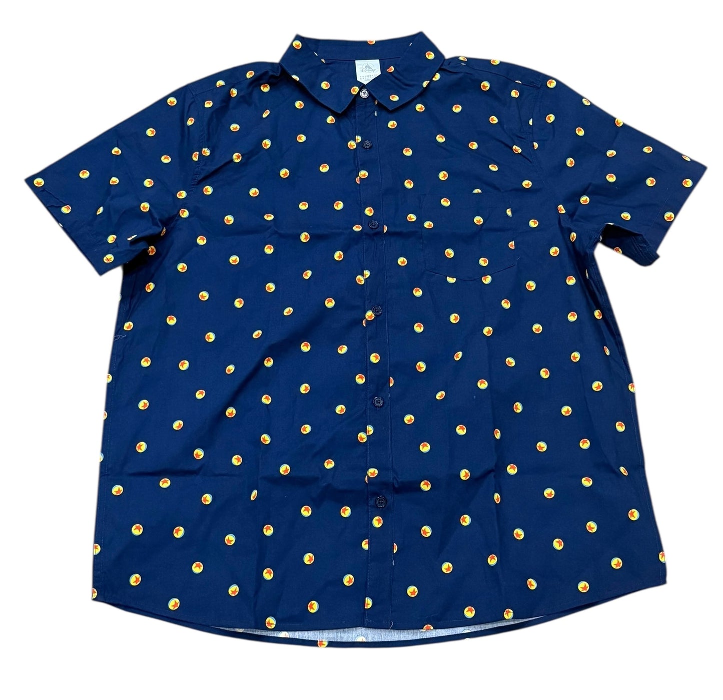 Disney Parks Pixar Luxo Ball Button Shirt XL
