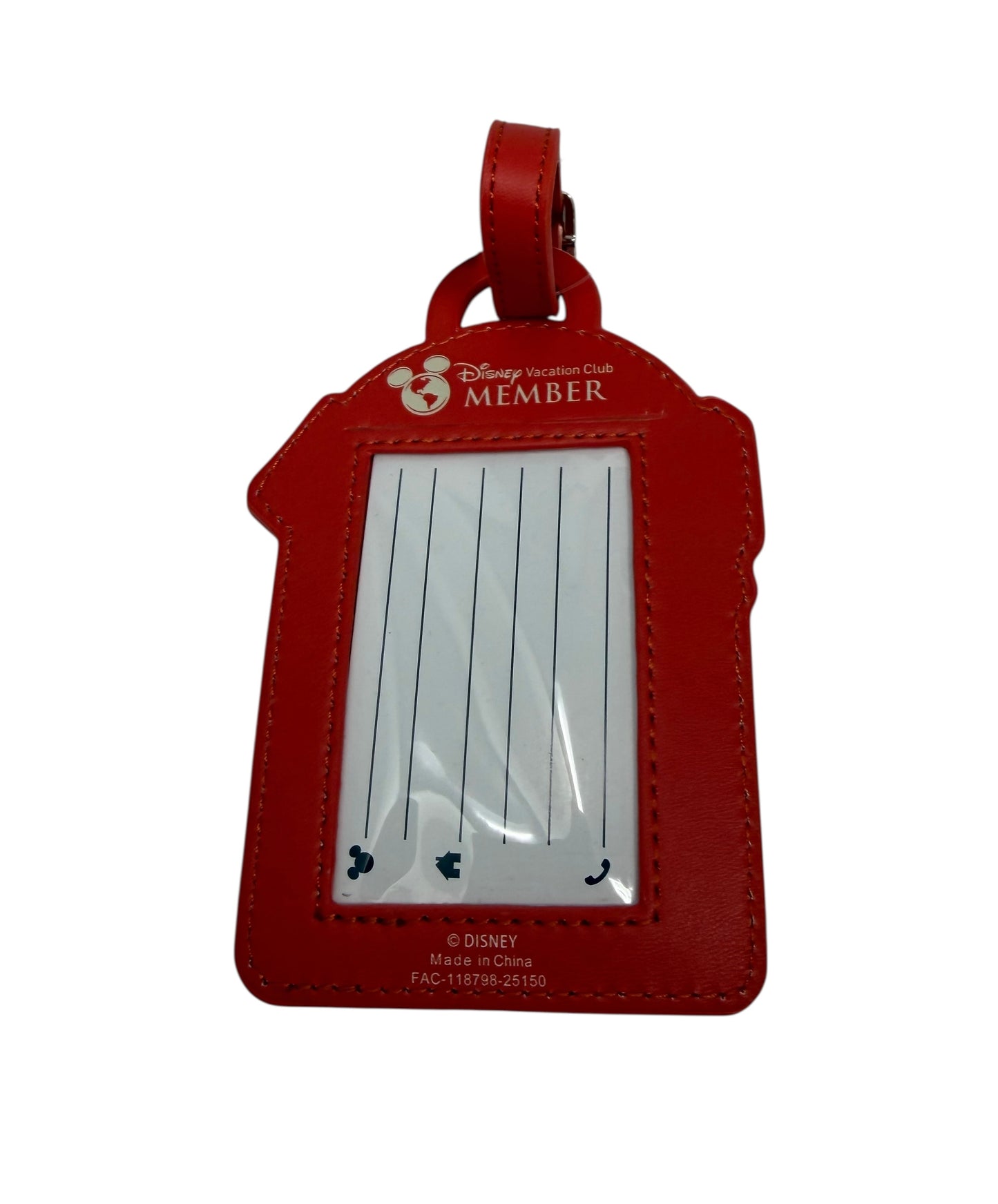 Disney Vacation Club Member Mickey Luggage Tag DVC