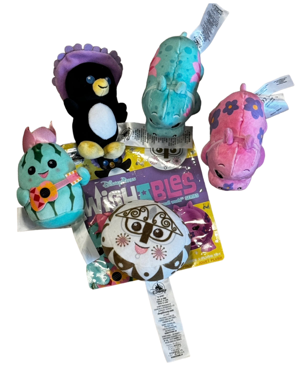 Disney Wishables Plush-Small World Set of 5