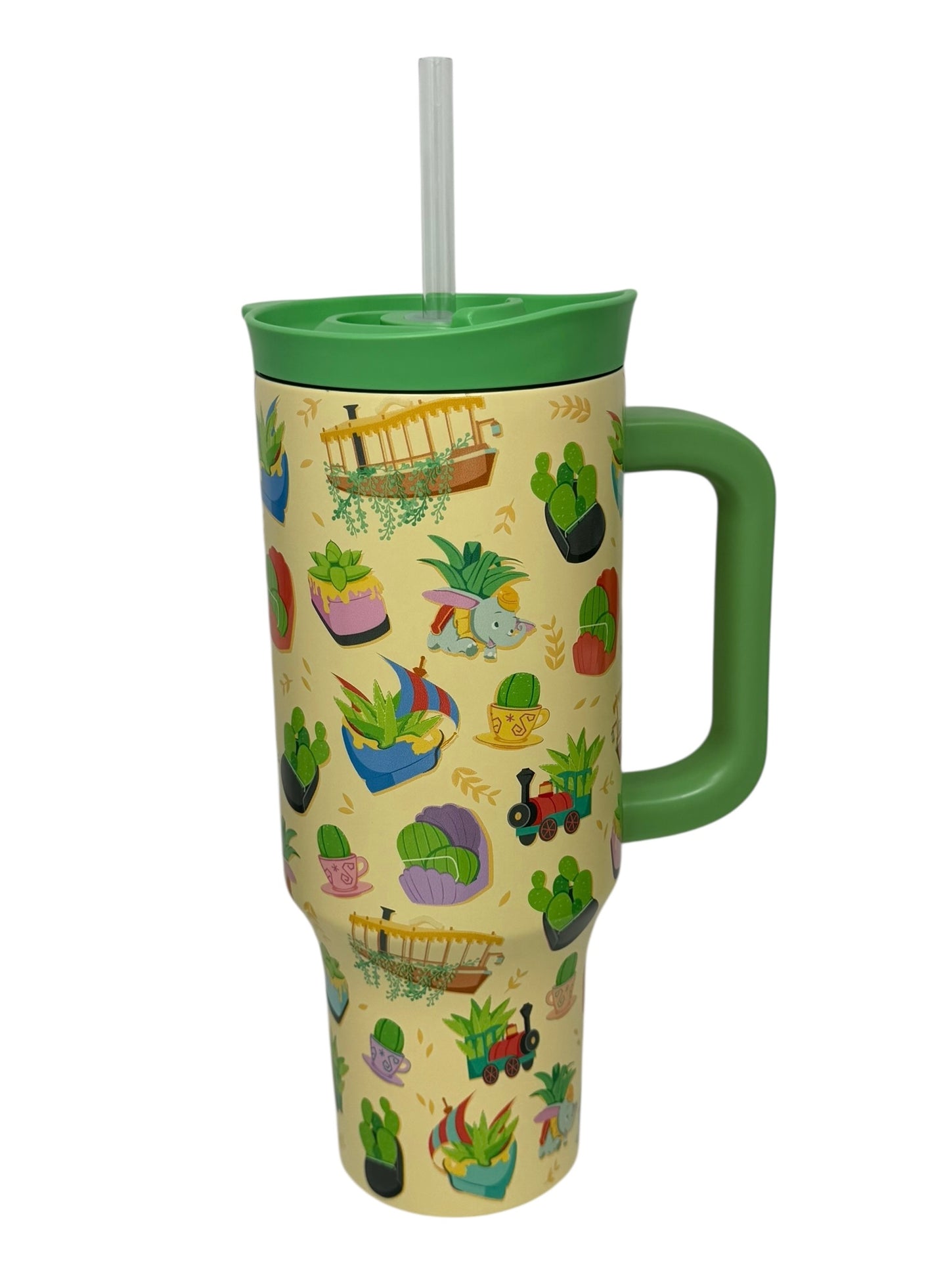 Disney Parks 40oz Stainless Tumbler- Rides Succulent