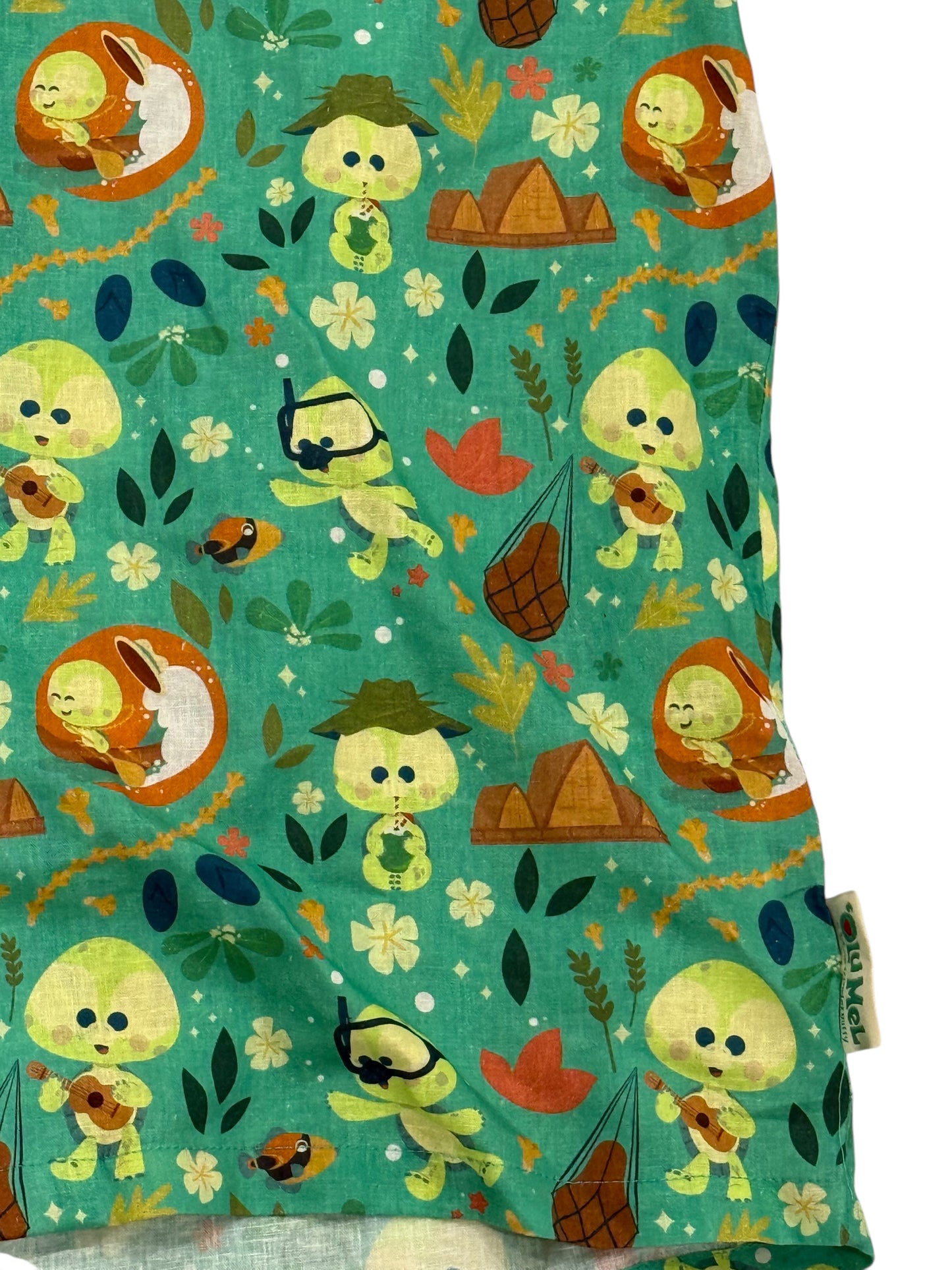 Disney Aulani Olu Mel Button Shirt-Hawaiian