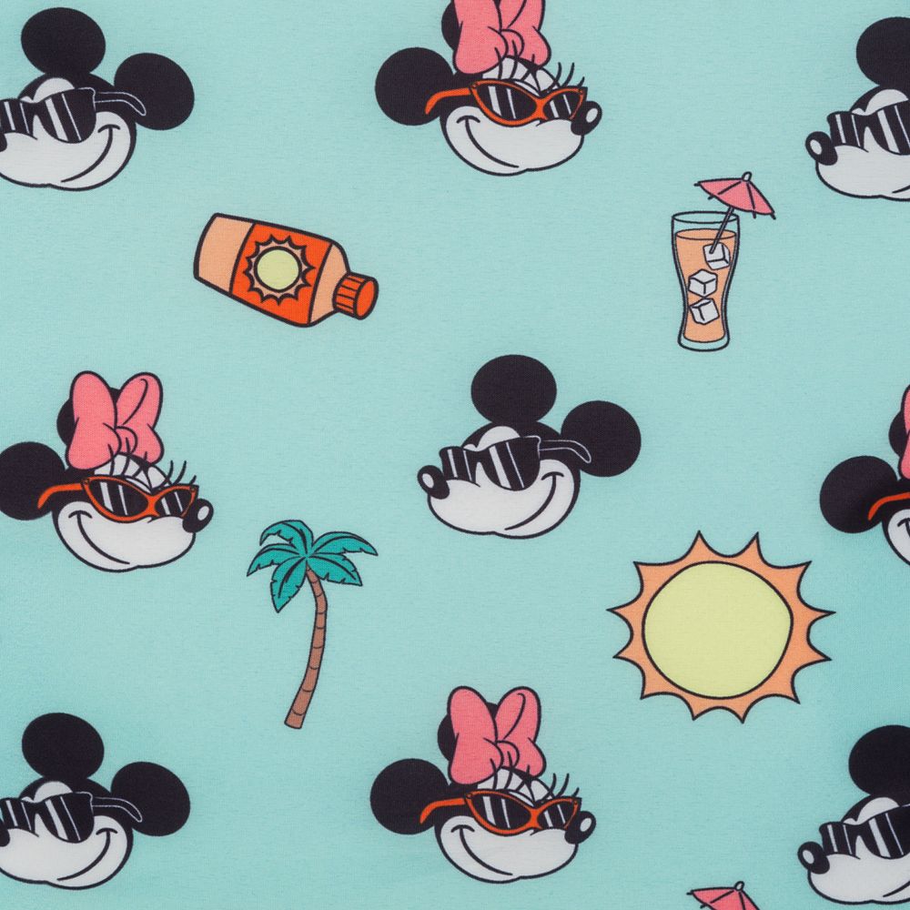 Disney Mickey and Minnie Mouse Beach Loungefly Mini Backpack