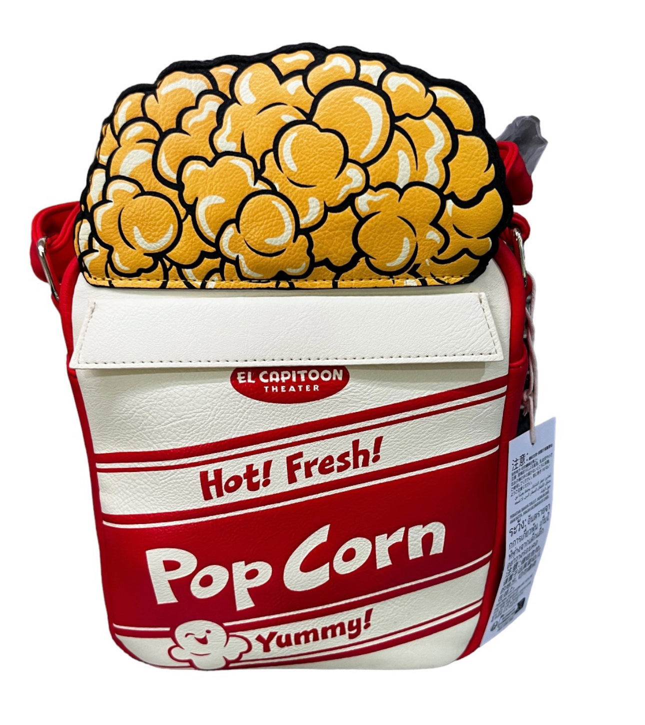 Disney Destination D23 MOG WDI El Capitoon Popcorn Loungefly Crossbody Bag