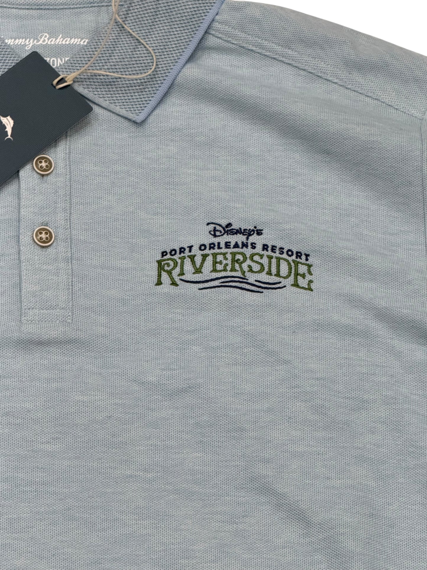 Disney Port Orleans Riverside Tommy Bahama Polo Shirt Large