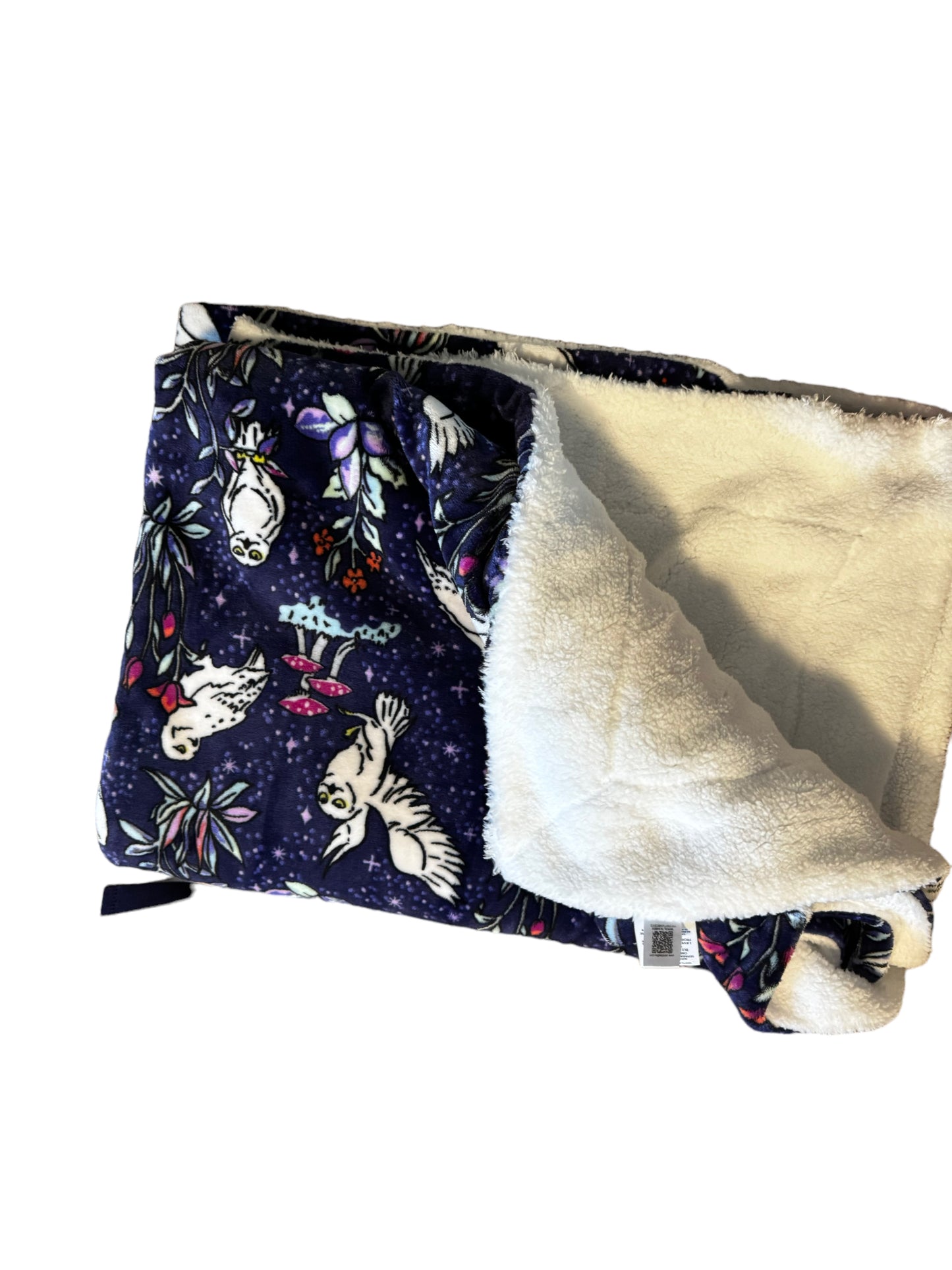 Vera Bradley Harry Potter Forbidden Forest Cozy Sherpa Throw Blanket Hedwig