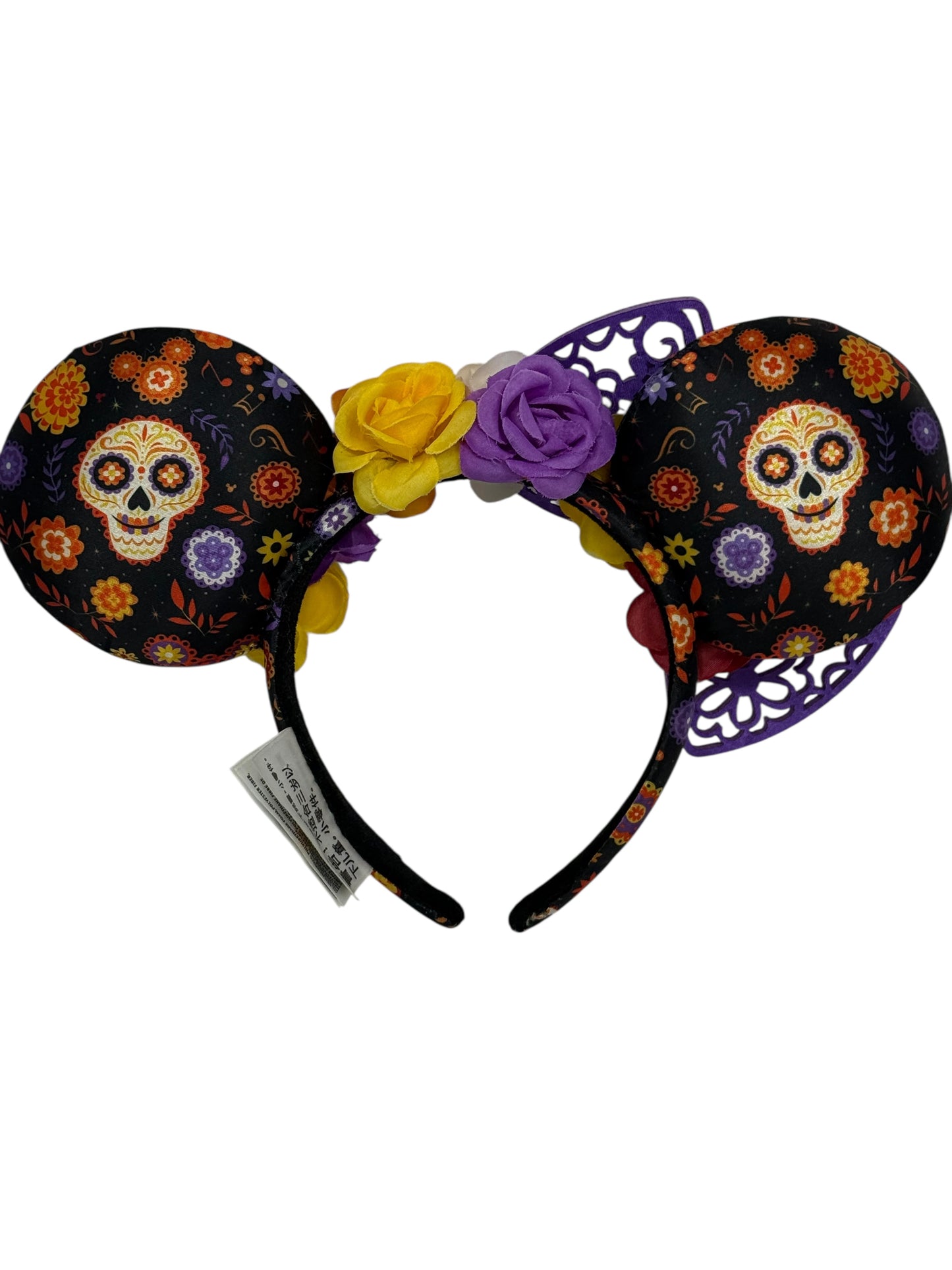 Disney Coco Day of the Dead Minnie Ears Headband Sugar Skulls