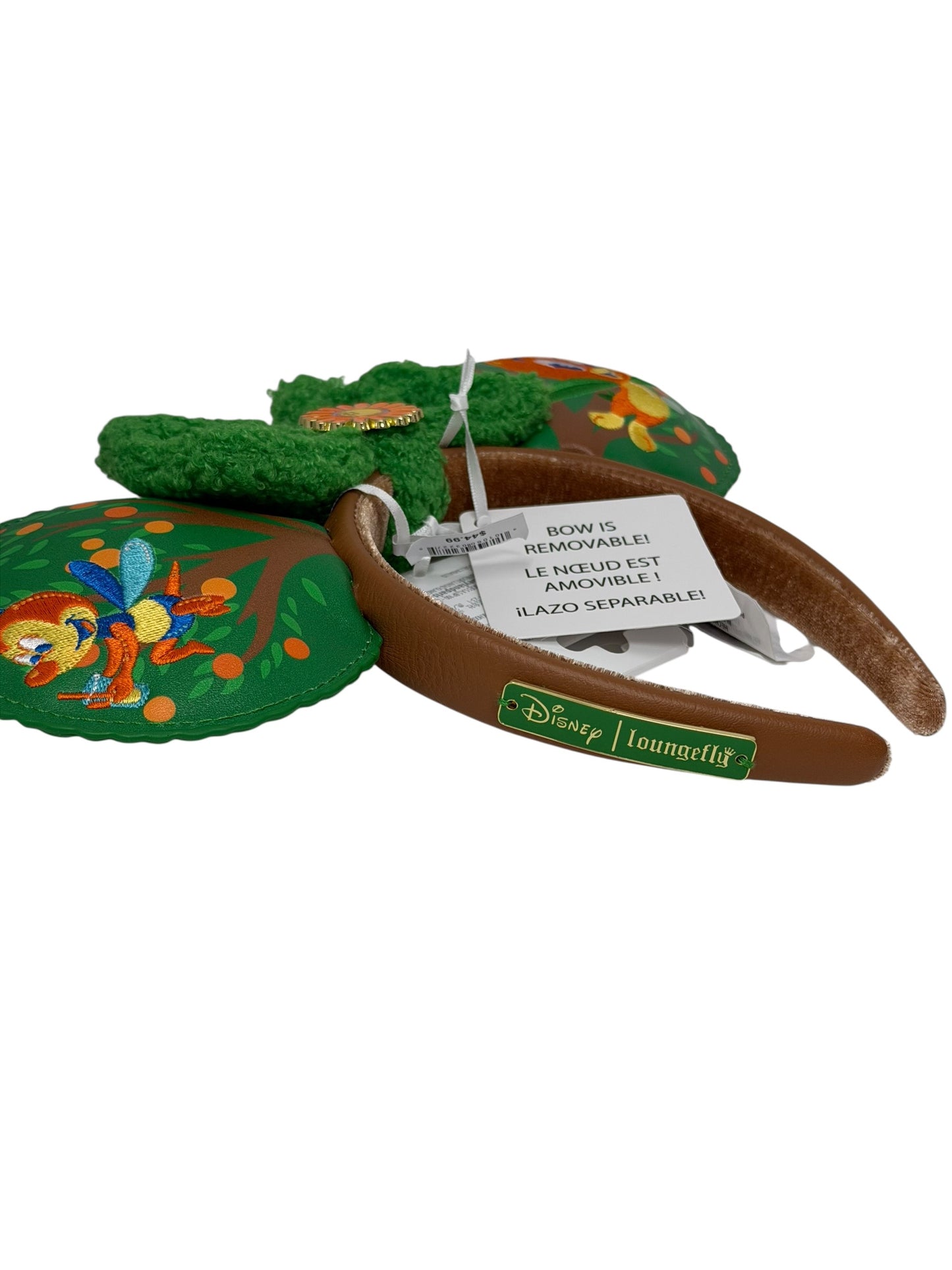 Disney Epcot Flower & Garden 2026 Orange Bird Loungefly Ears Headband-Removable Bow