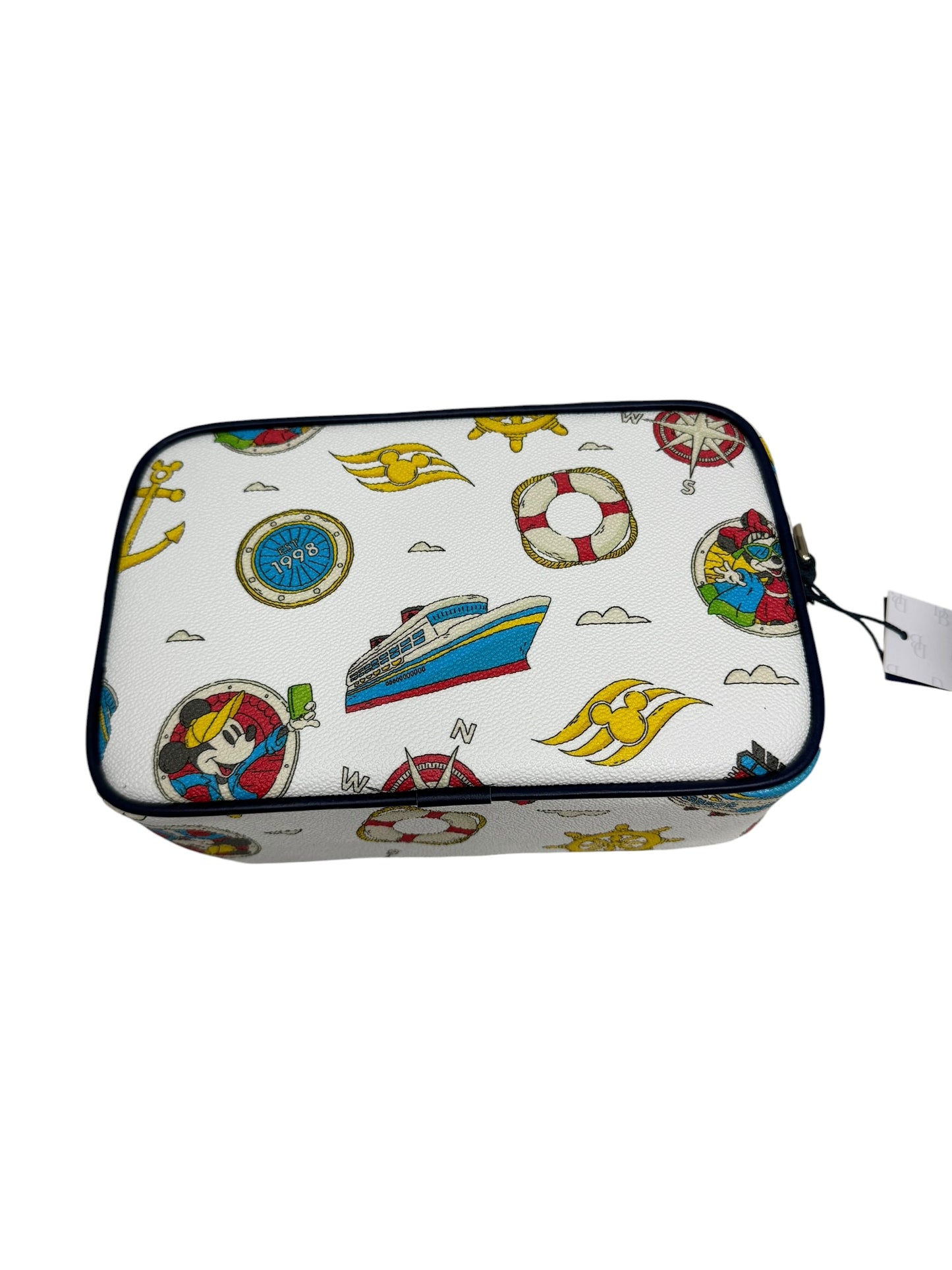 Disney Cruise Line DCL Dooney & Bourke Crossbody Purse -Mickey Minnie Ship-white