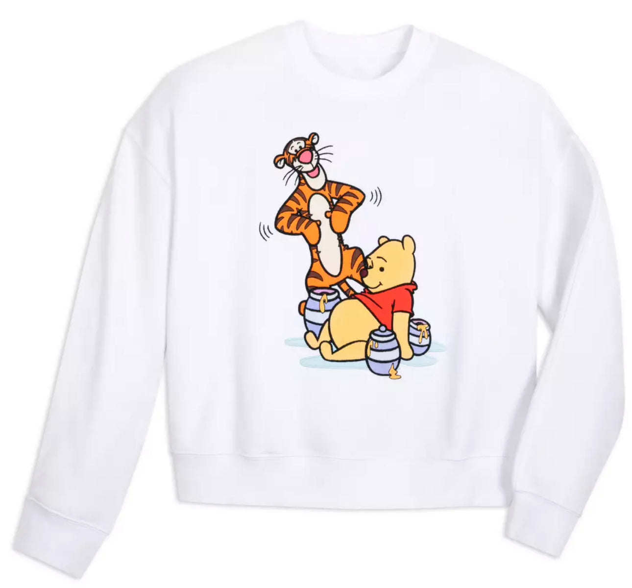 Disney Winnie the Pooh & Tigger Ladies Pullover Large