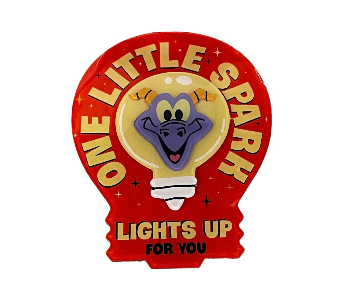 Disney Epcot Figment Lightbulb Acrylic Magnet-One Little Spark