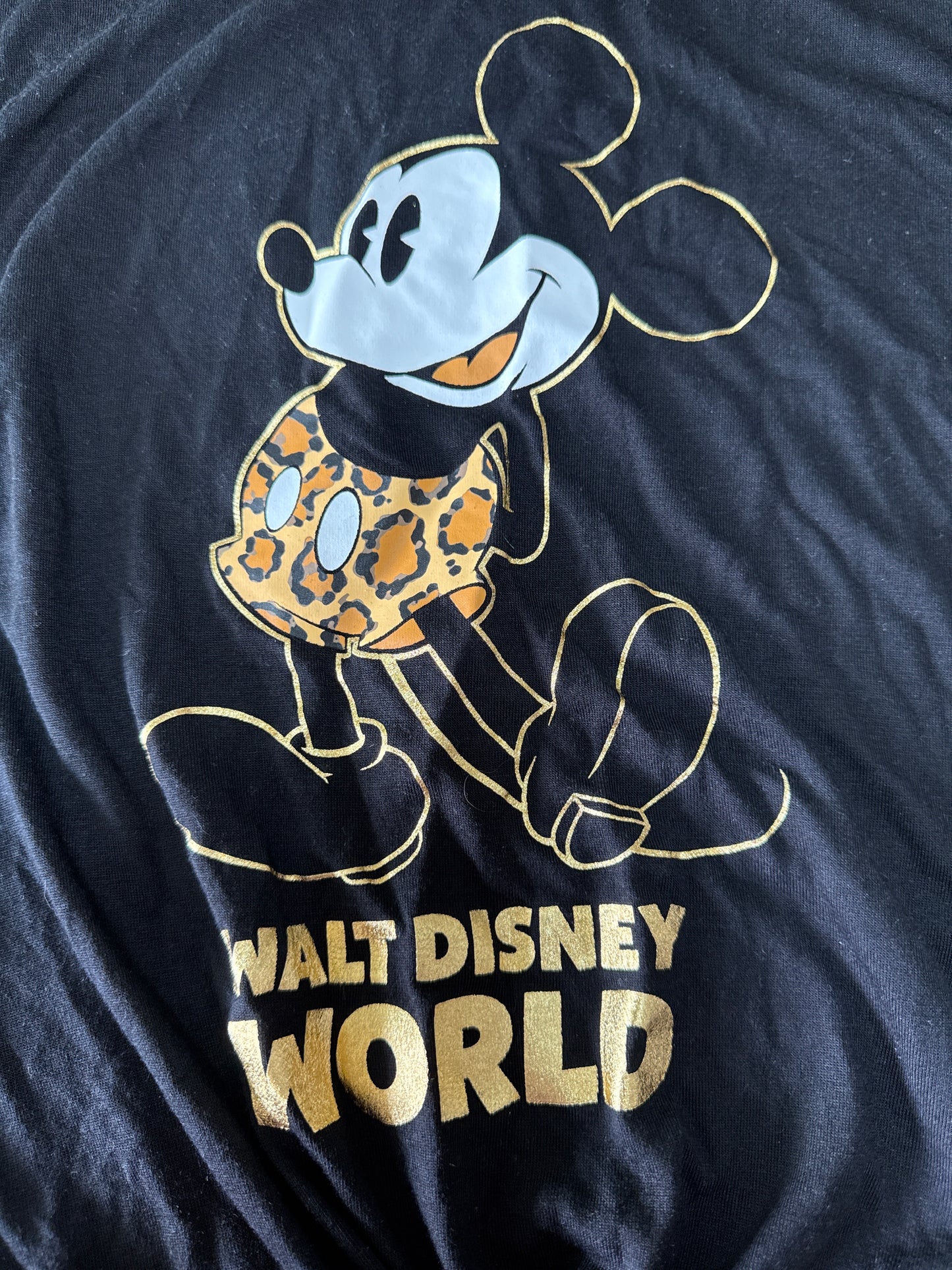 Disney World Animal Kimgdom Leopard Mickey Tank Top - XS