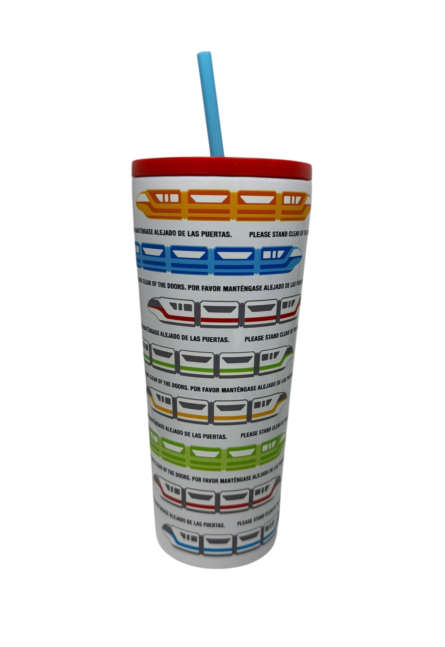Disney Parks Monorail Stainless Tumbler with Straw