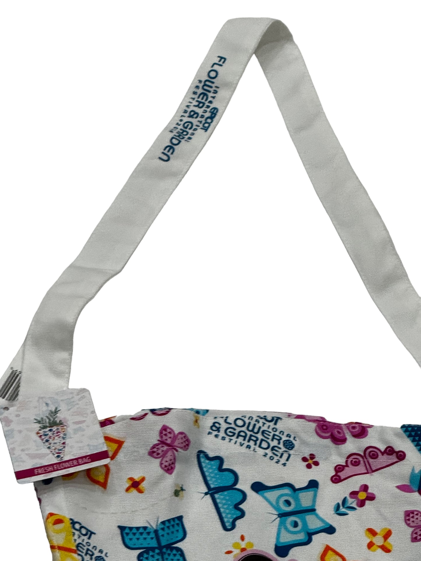 Disney Epcot Flower & Garden 2024 Minnie Butterfly Fresh Flower Bag