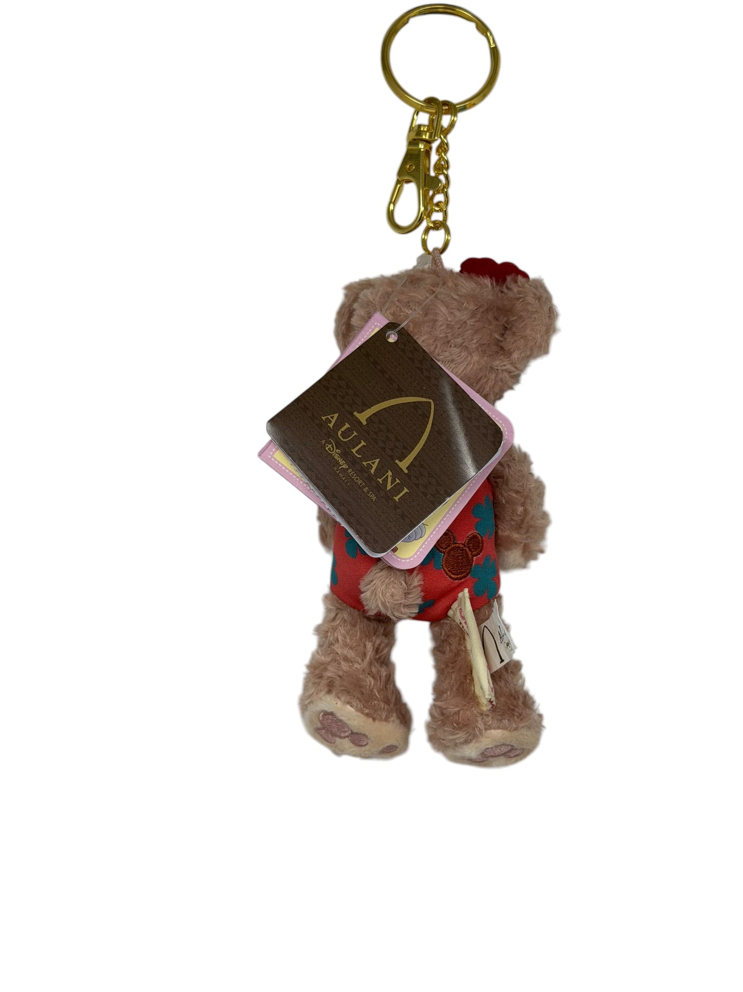 Disney Aulani Resort Shellie May Plush Bear Keychain Bag Clip-Duffy