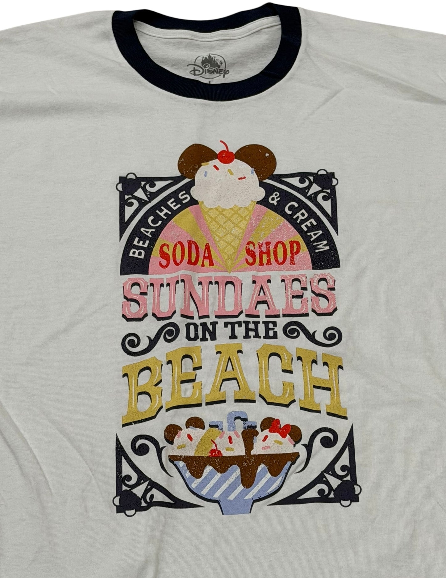 Disney Beach Club Resort Ringer Shirt-Beaches & Cream Soda Shop