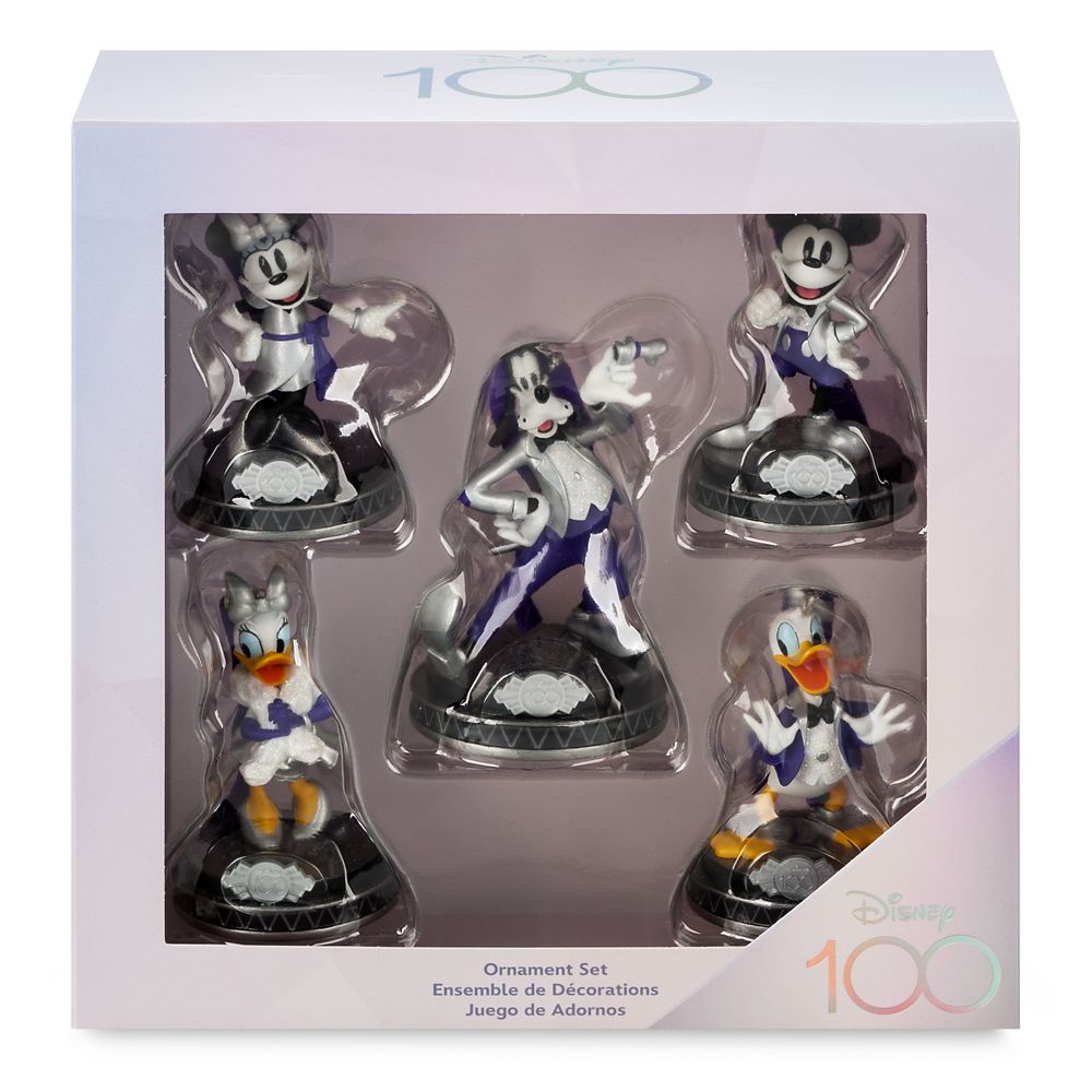 Mickey Mouse and Friends Disney100 Sketchbook Ornament Set