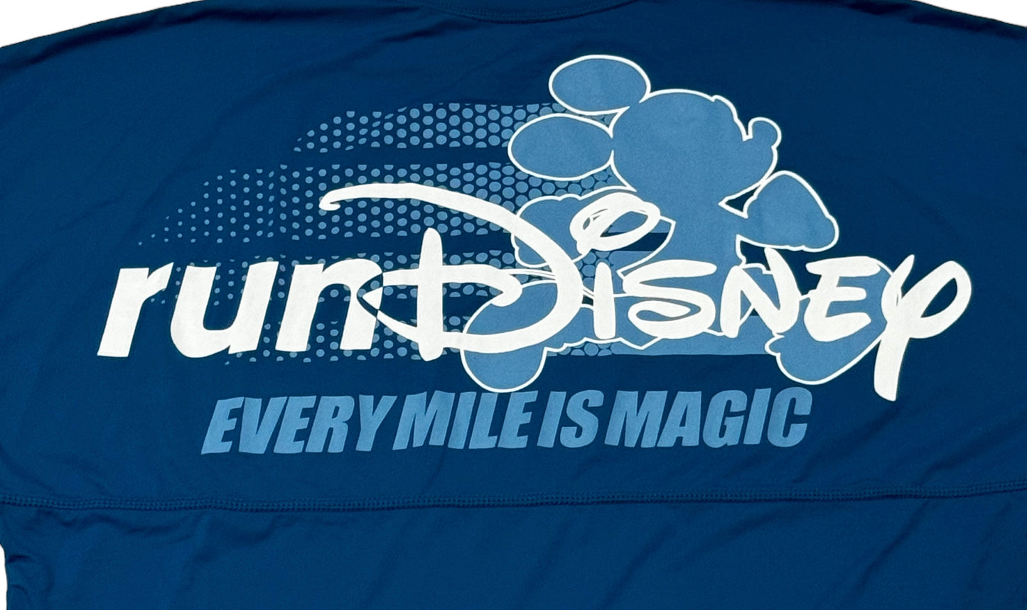 RunDisney Mickey UPF 50 Spirit Jersey-Every Mile is Magic Large