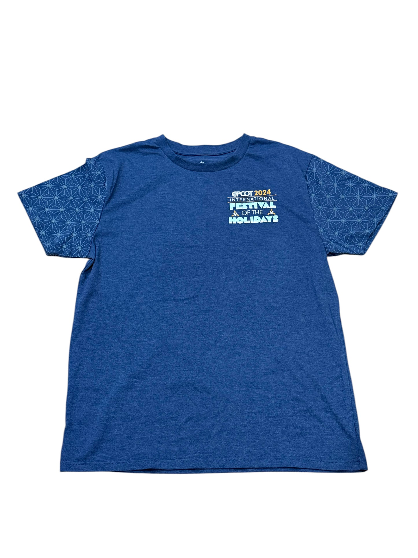 Disney Epcot Festival of Holidays Spaceship Earth Shirt Large