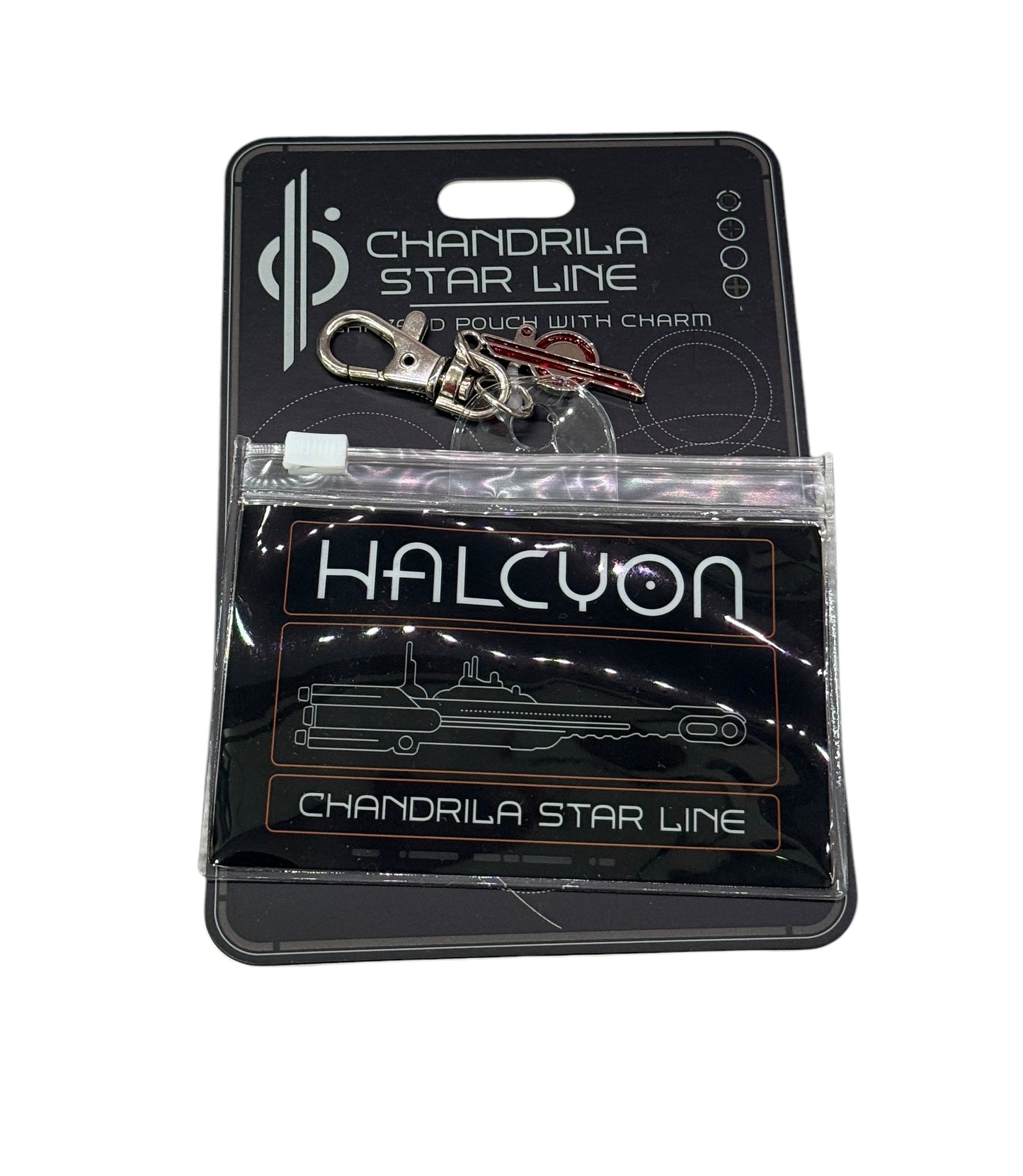 Disney Star Wars Halcyon Chandrila Star Line Lanyard Pouch with Charm Galactic Starcruiser