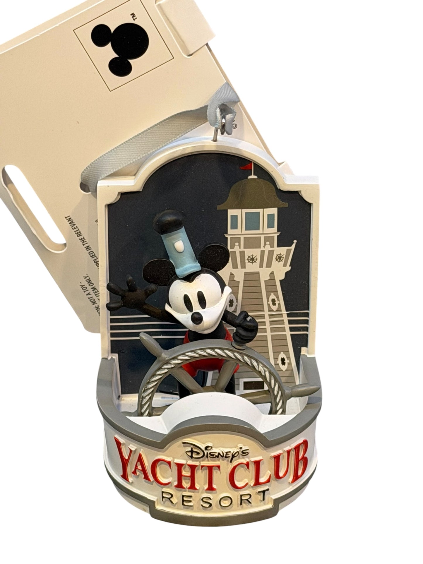 Disney Yacht Club Resort Mickey 3D Ornament