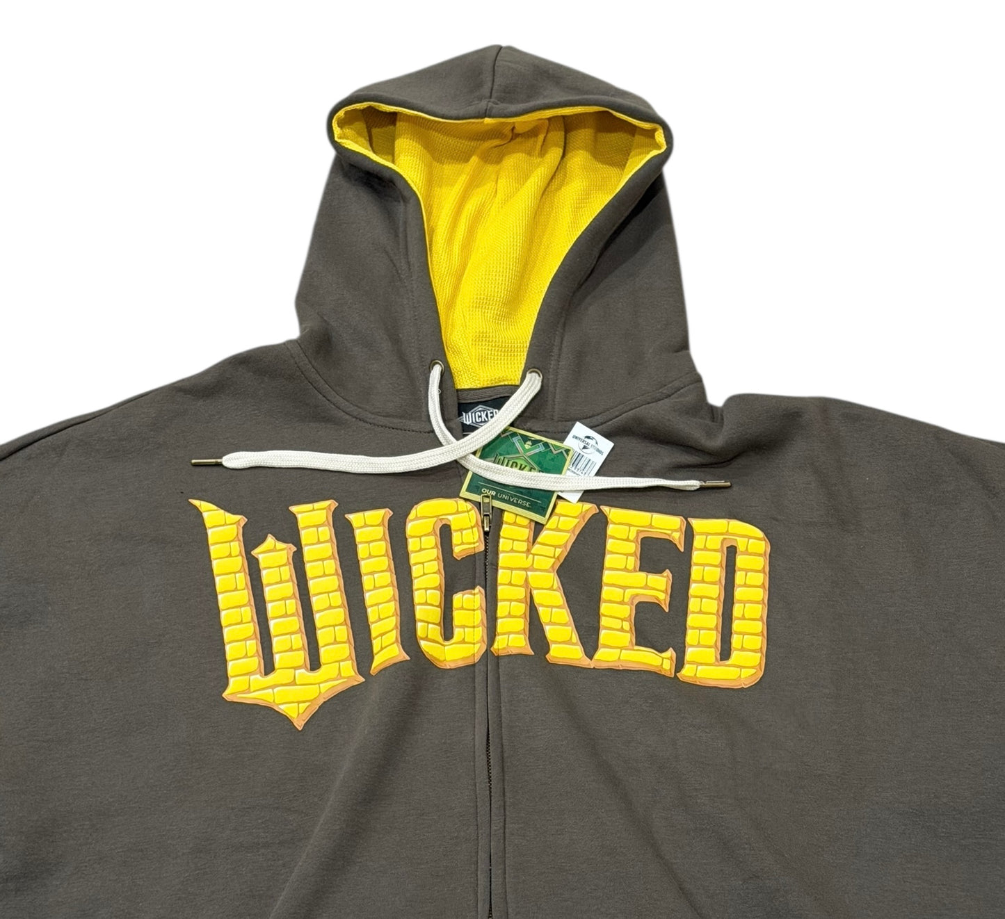 Universal Studios Wicked Fiyero Scarecrow Zip Hoodie-Yellow Brick Road
