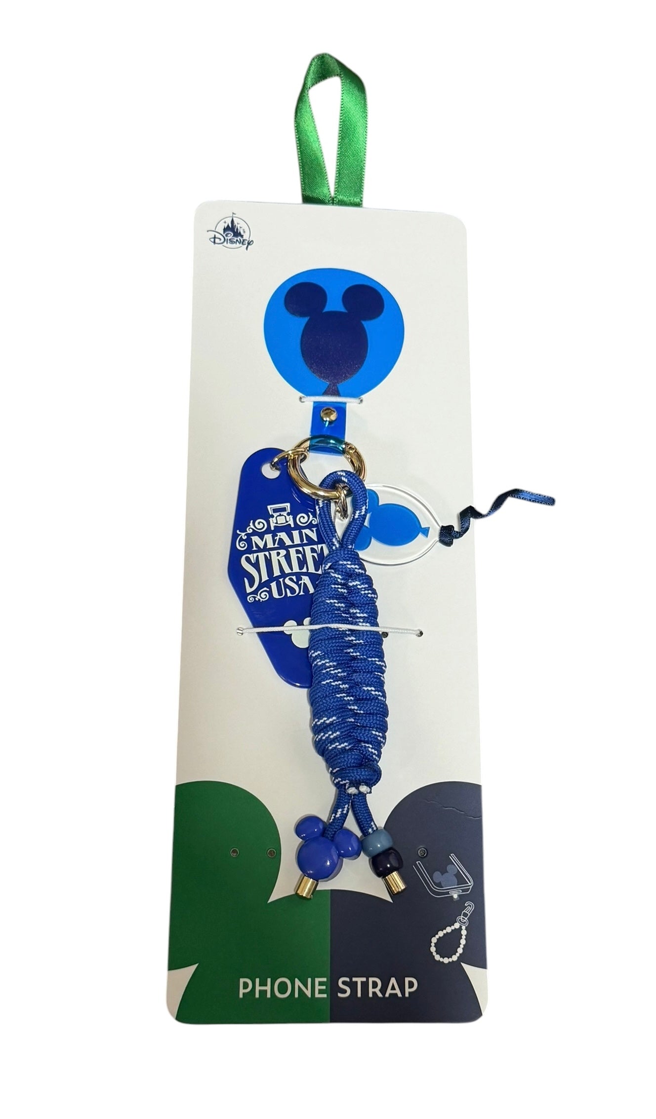 Disney Color Block Phone Strap-Blue Mickey Balloon Mainstreet