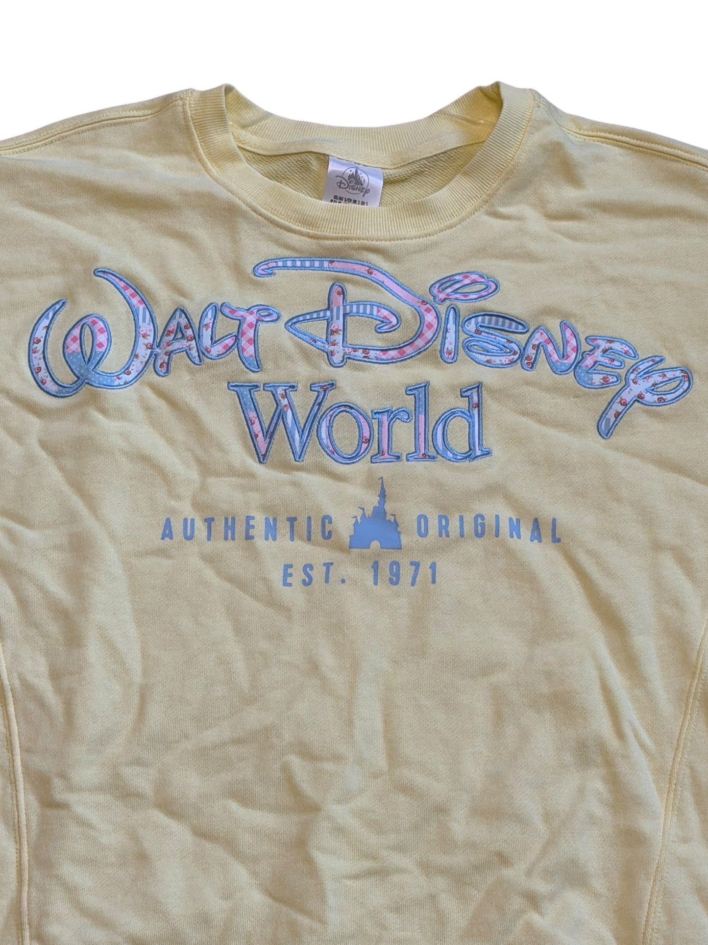 Walt Disney World Castle Pullover-Yellow