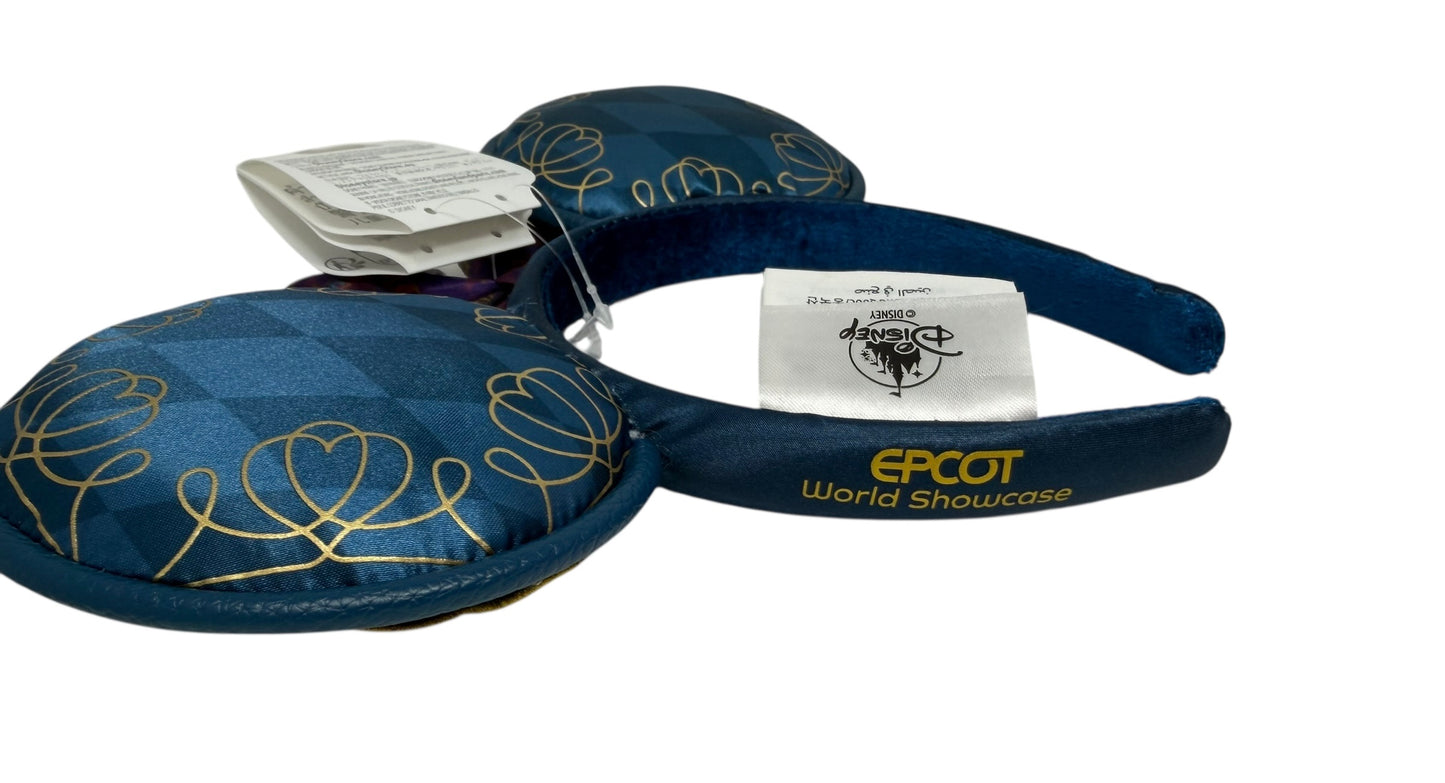 Disney Epcot Italy Carnival Ears Headband-Italia Mickey Minnie