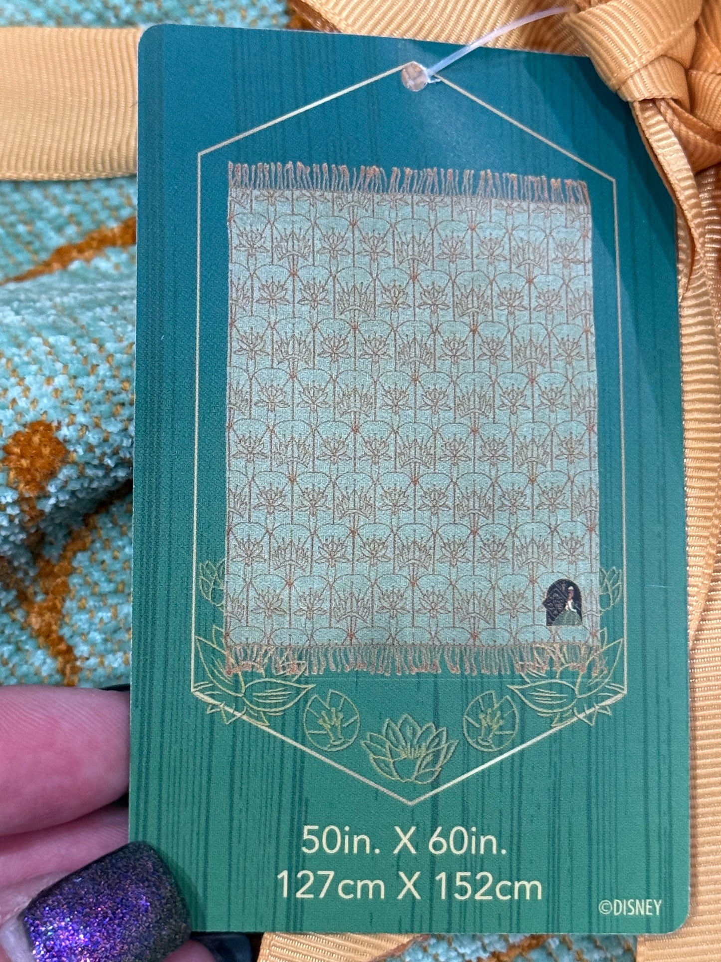 Disney Tiana Throw Blanket Princess & the Frog