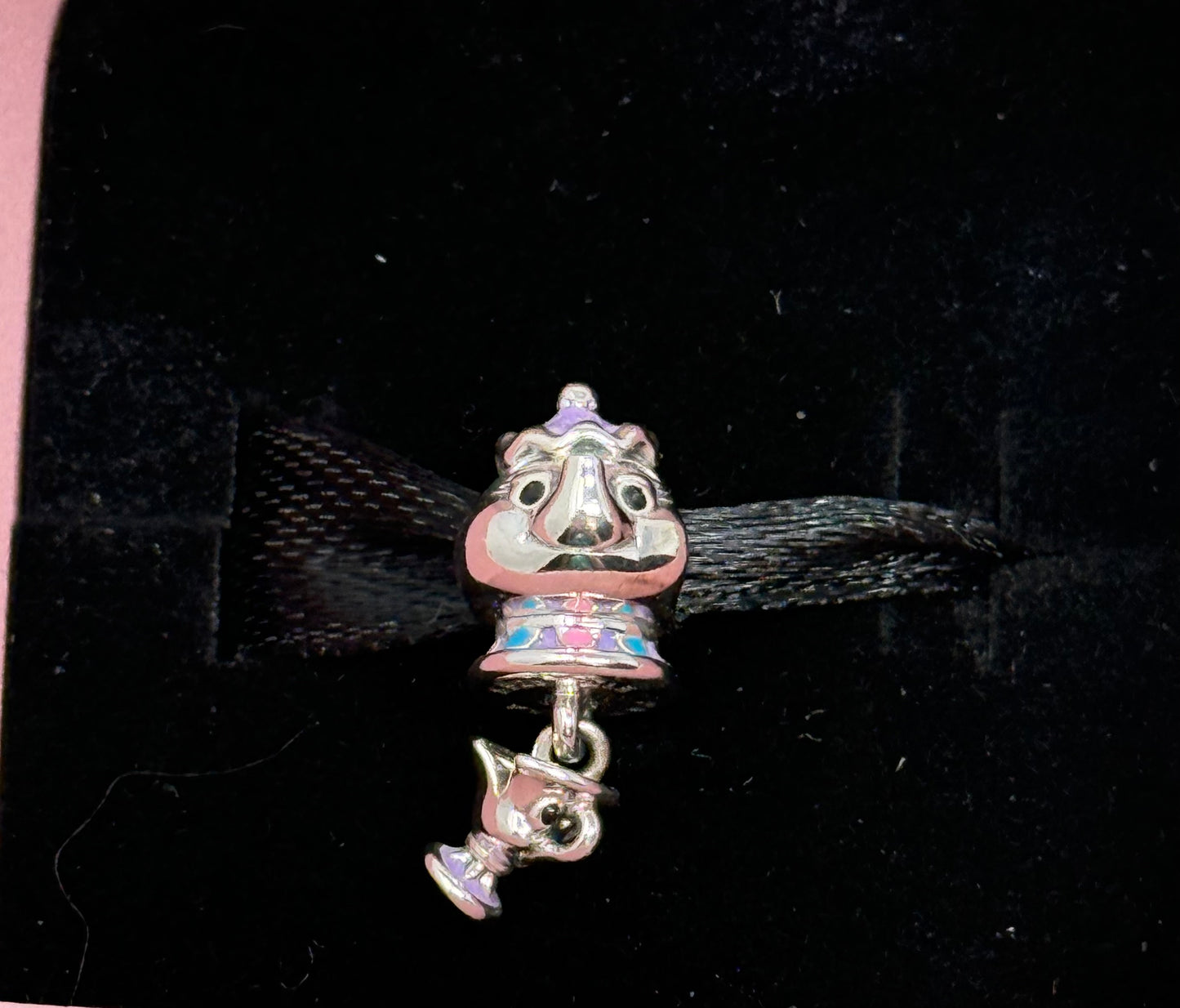 Disney Mrs Potts & Chip Pandora Charm- Beauty and the Beast -Enchantment Awaits