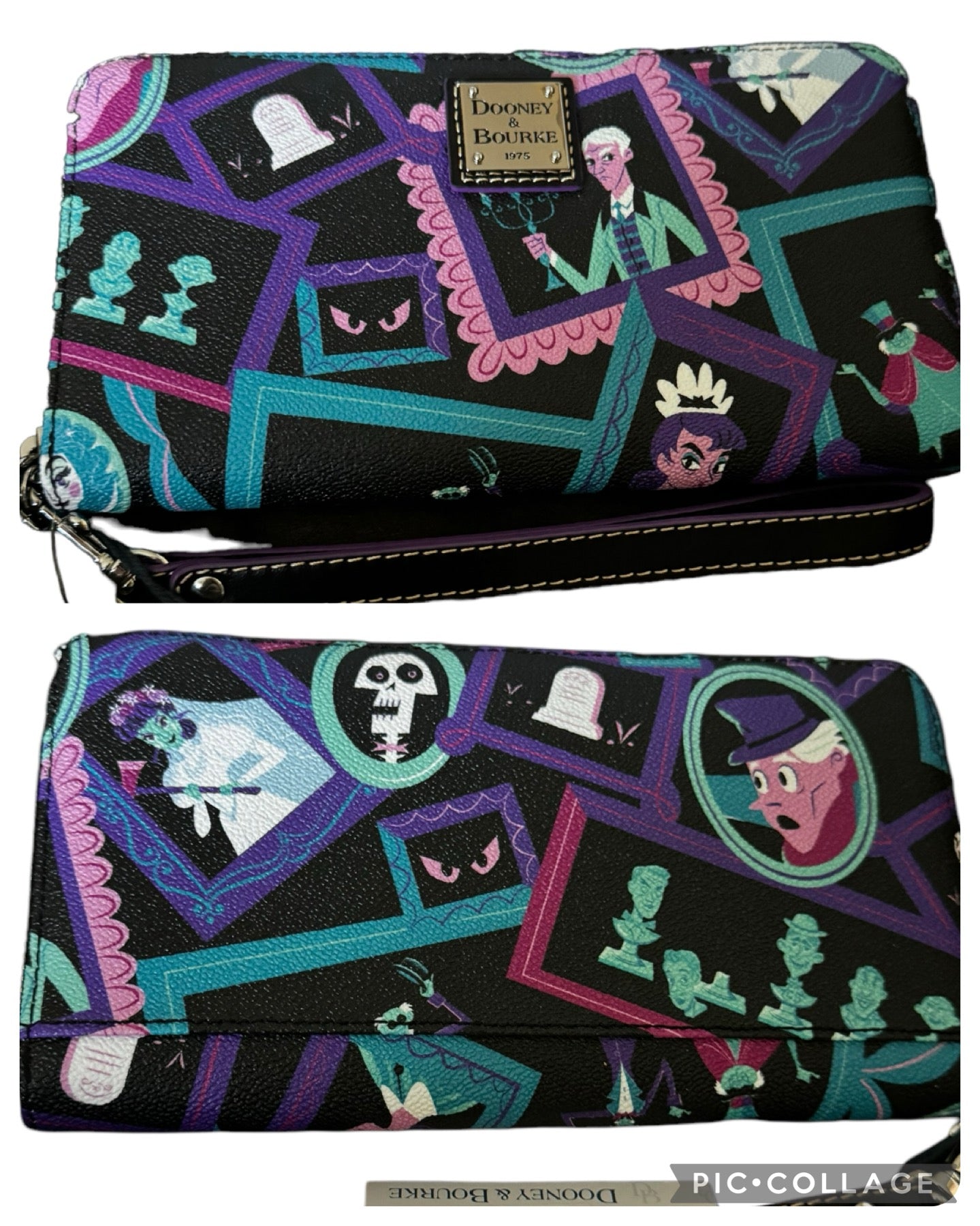 Disney Haunted Mansion Dooney Bourke Wallet Wristlet